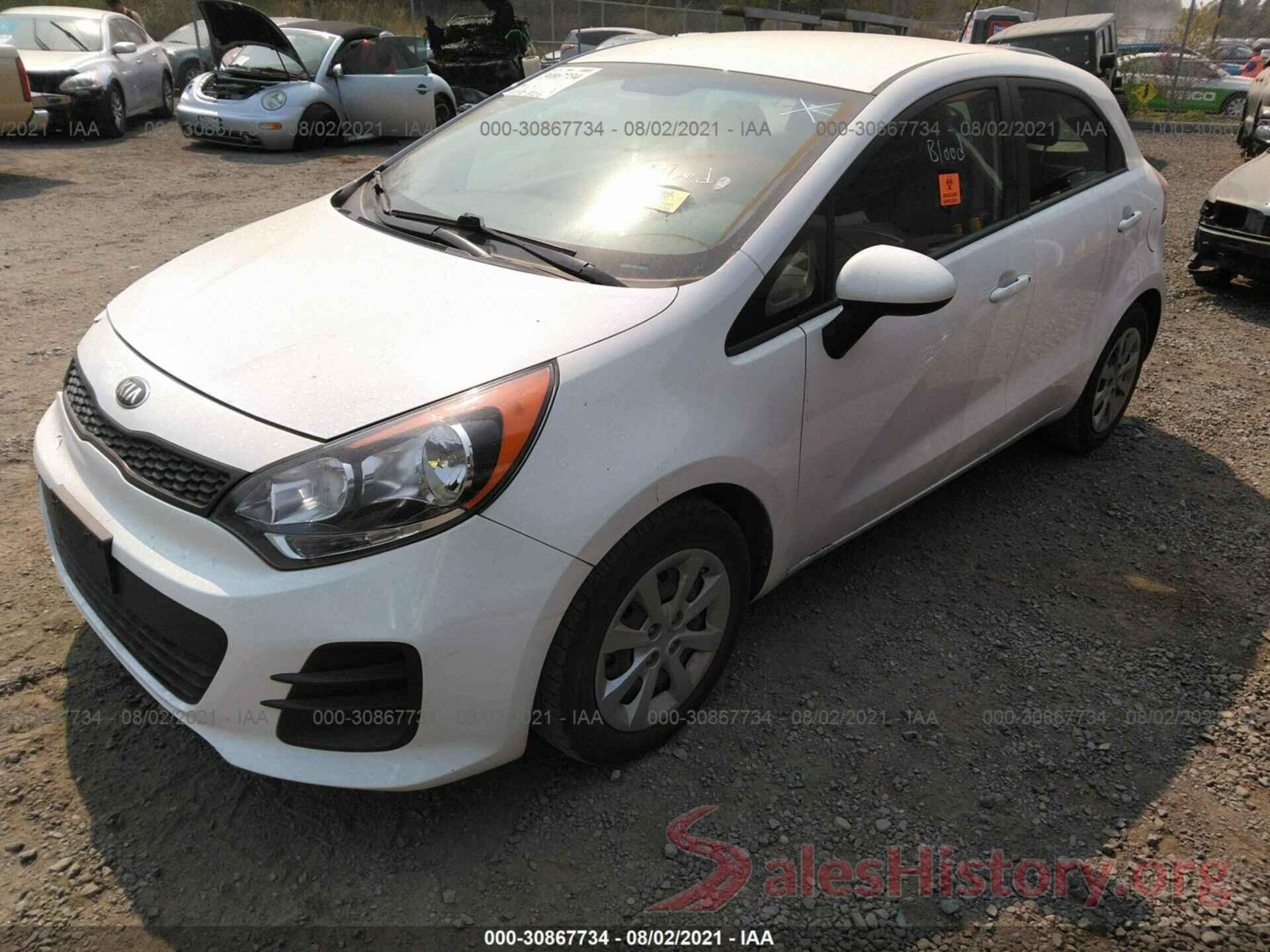 KNADM5A33G6635665 2016 KIA RIO