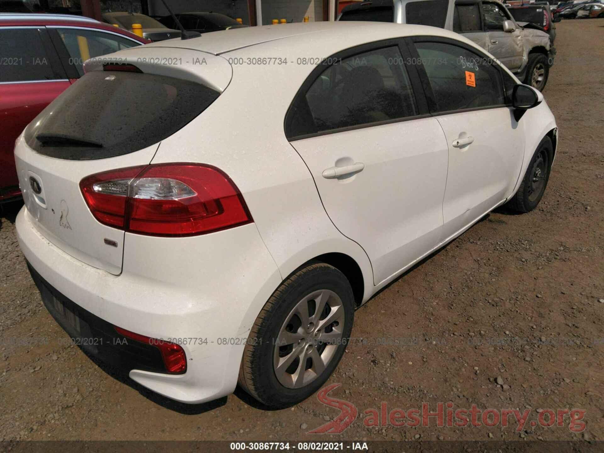 KNADM5A33G6635665 2016 KIA RIO