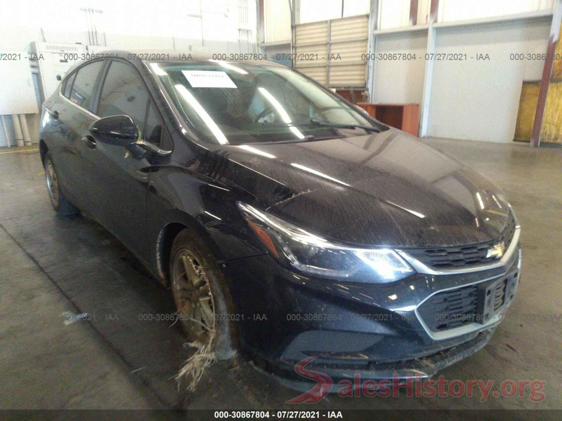 3G1BE6SM3JS542239 2018 CHEVROLET CRUZE