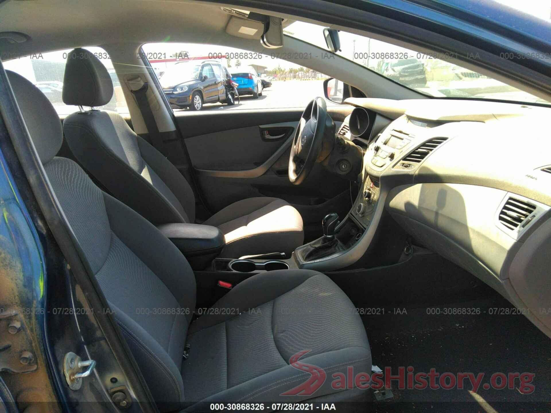 KMHDH4AE6GU482712 2016 HYUNDAI ELANTRA