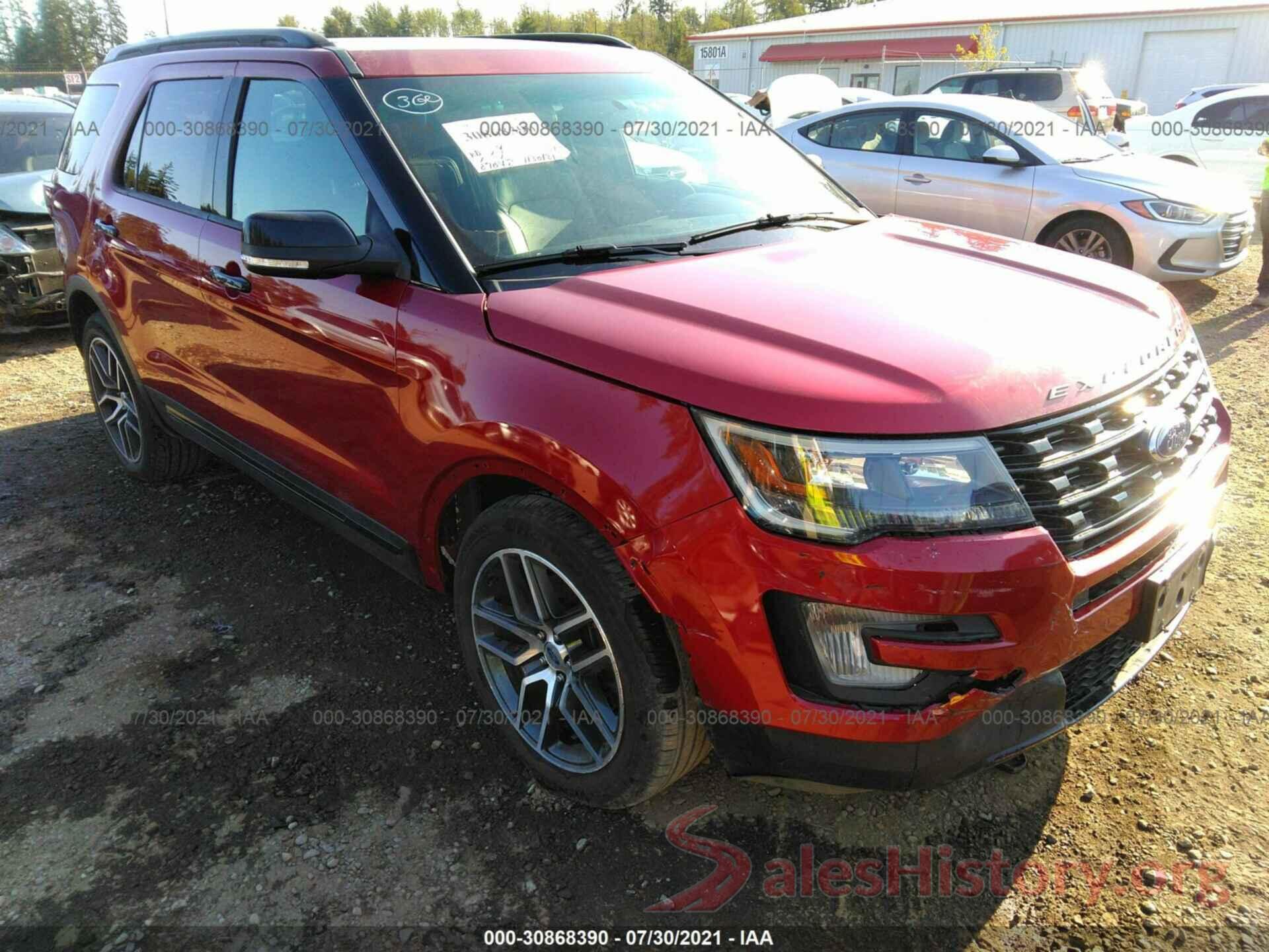 1FM5K8GTXGGB19265 2016 FORD EXPLORER