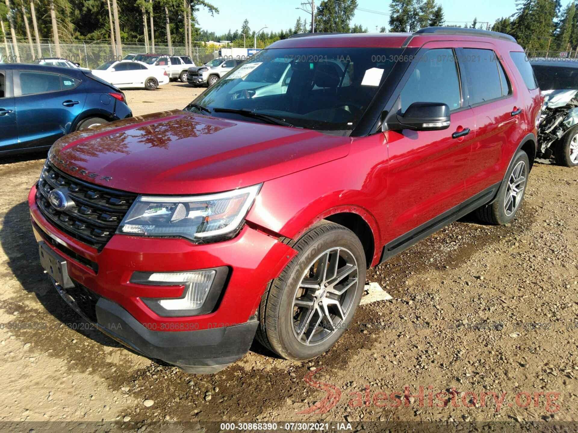 1FM5K8GTXGGB19265 2016 FORD EXPLORER