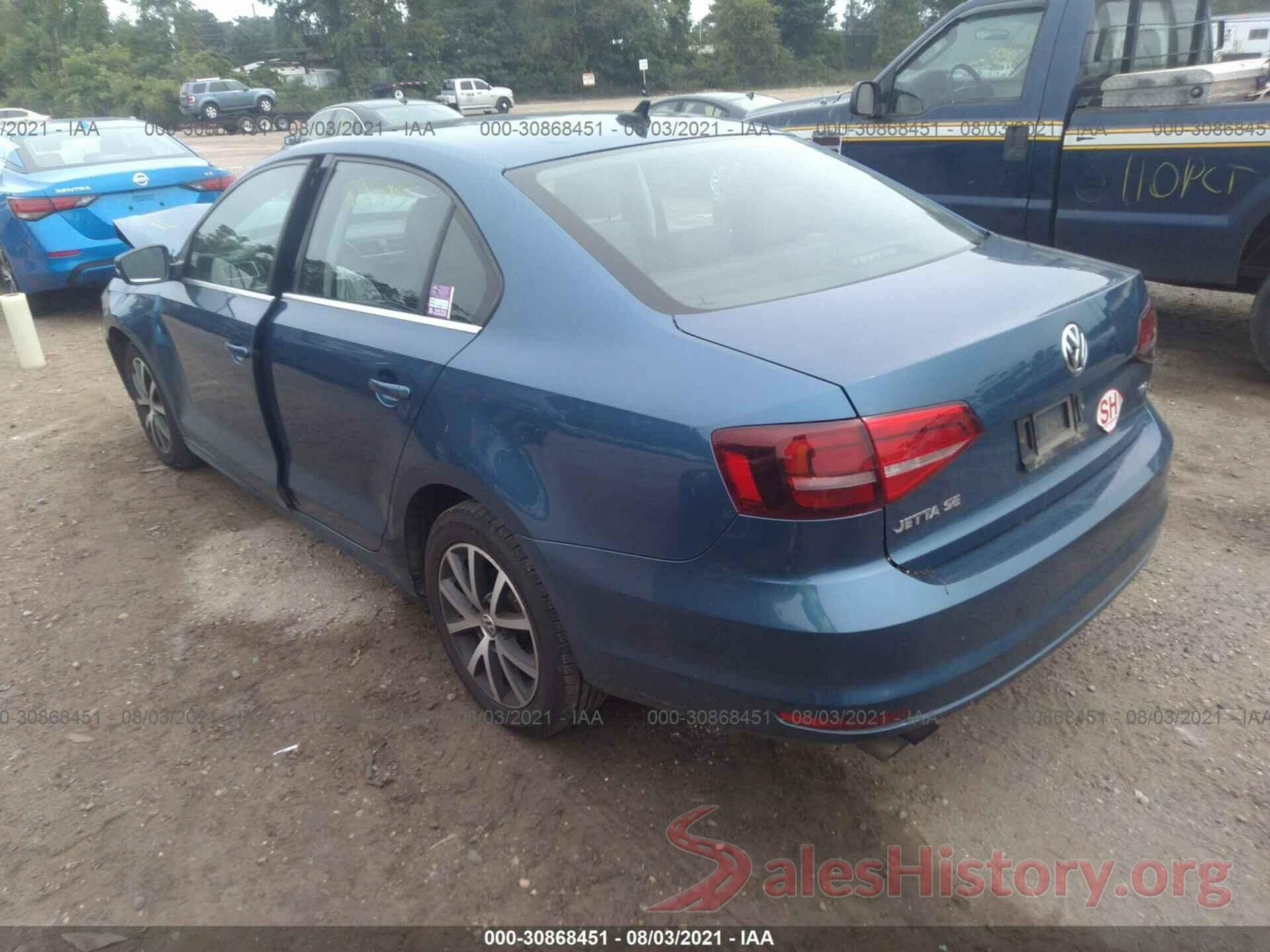 3VWDB7AJ7HM387454 2017 VOLKSWAGEN JETTA