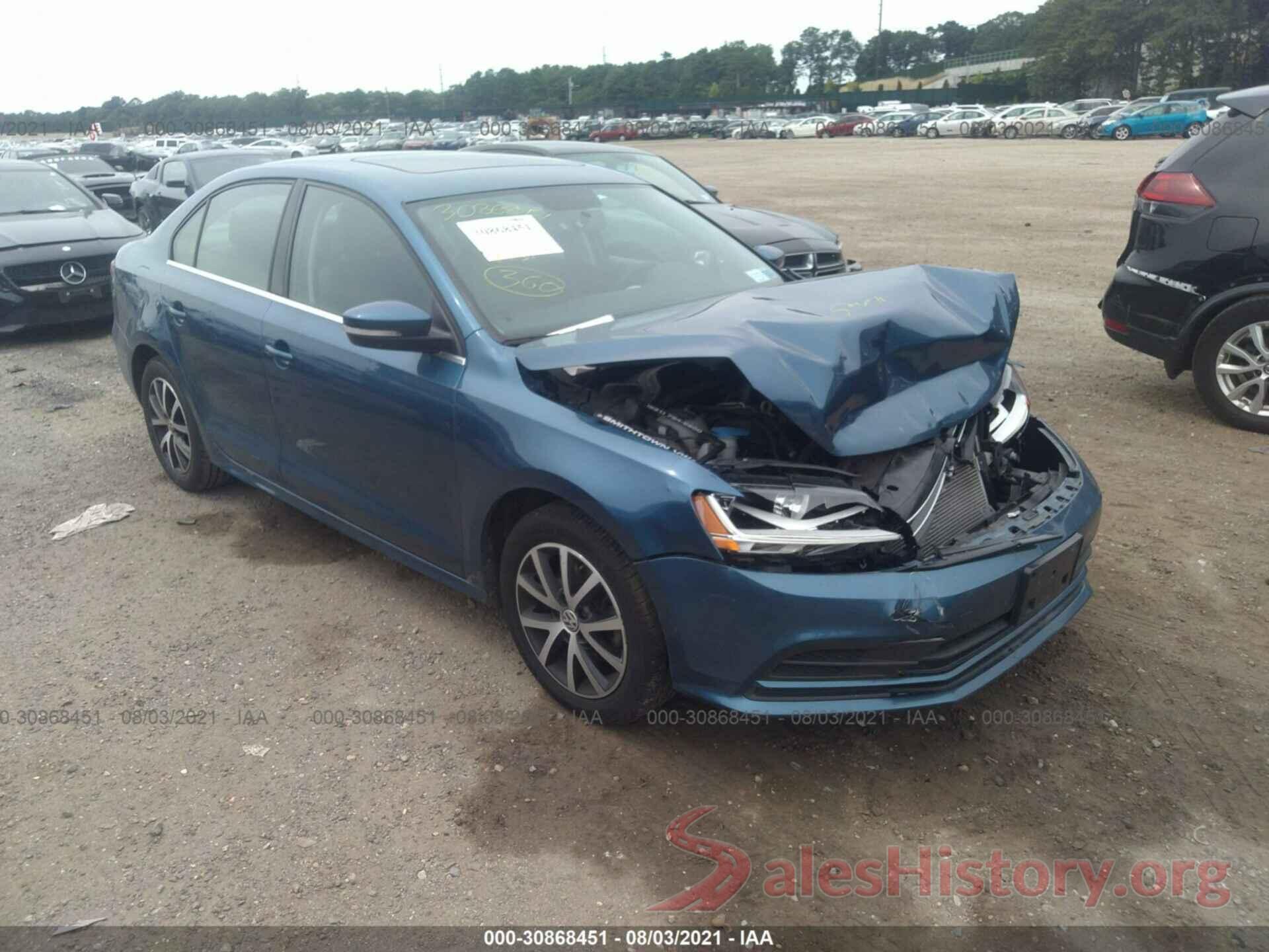 3VWDB7AJ7HM387454 2017 VOLKSWAGEN JETTA