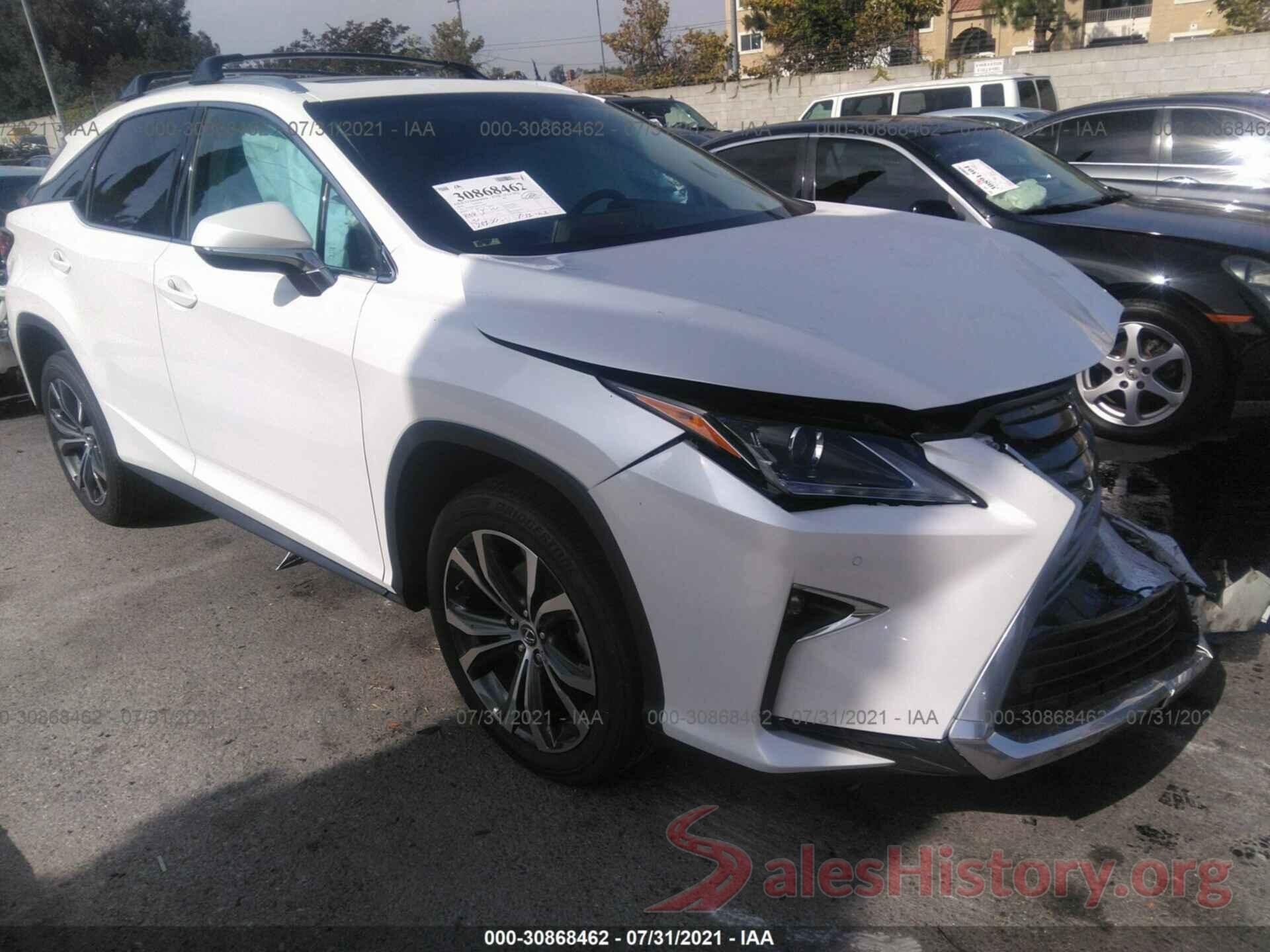 2T2ZZMCAXKC127805 2019 LEXUS RX