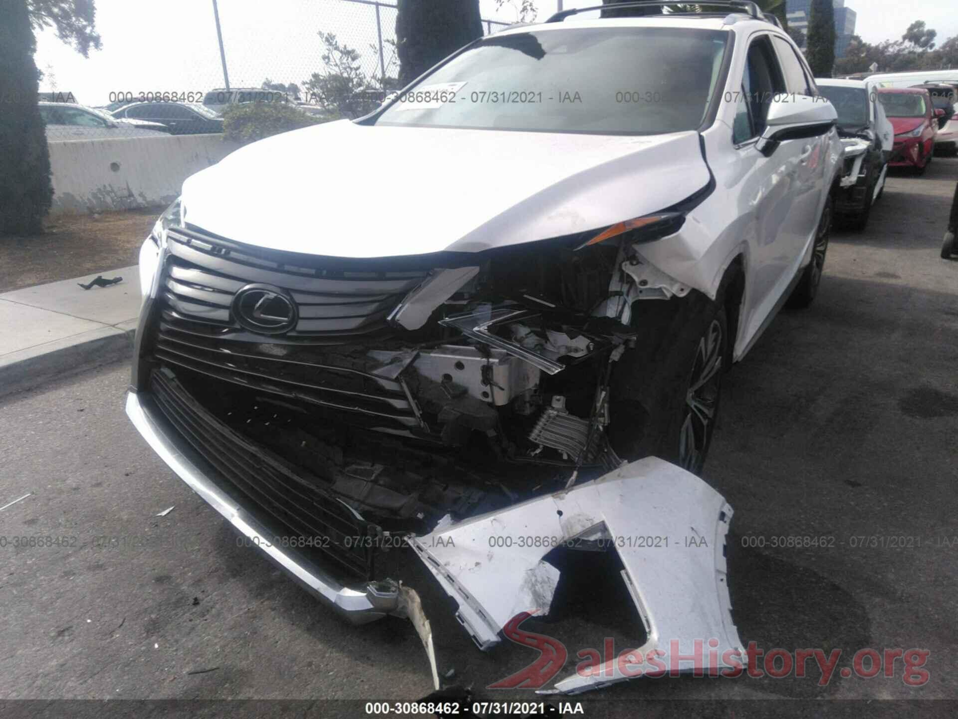 2T2ZZMCAXKC127805 2019 LEXUS RX