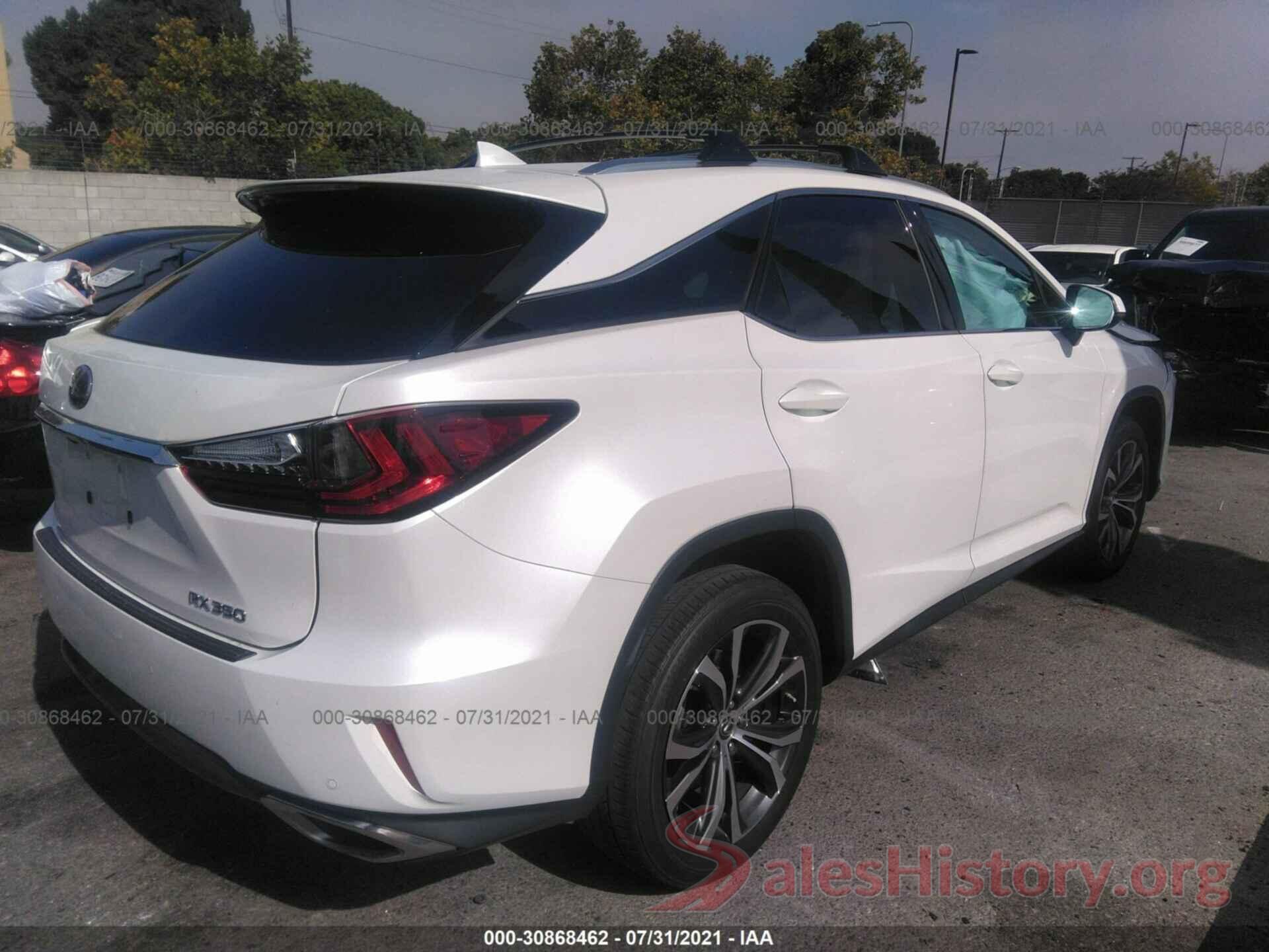 2T2ZZMCAXKC127805 2019 LEXUS RX