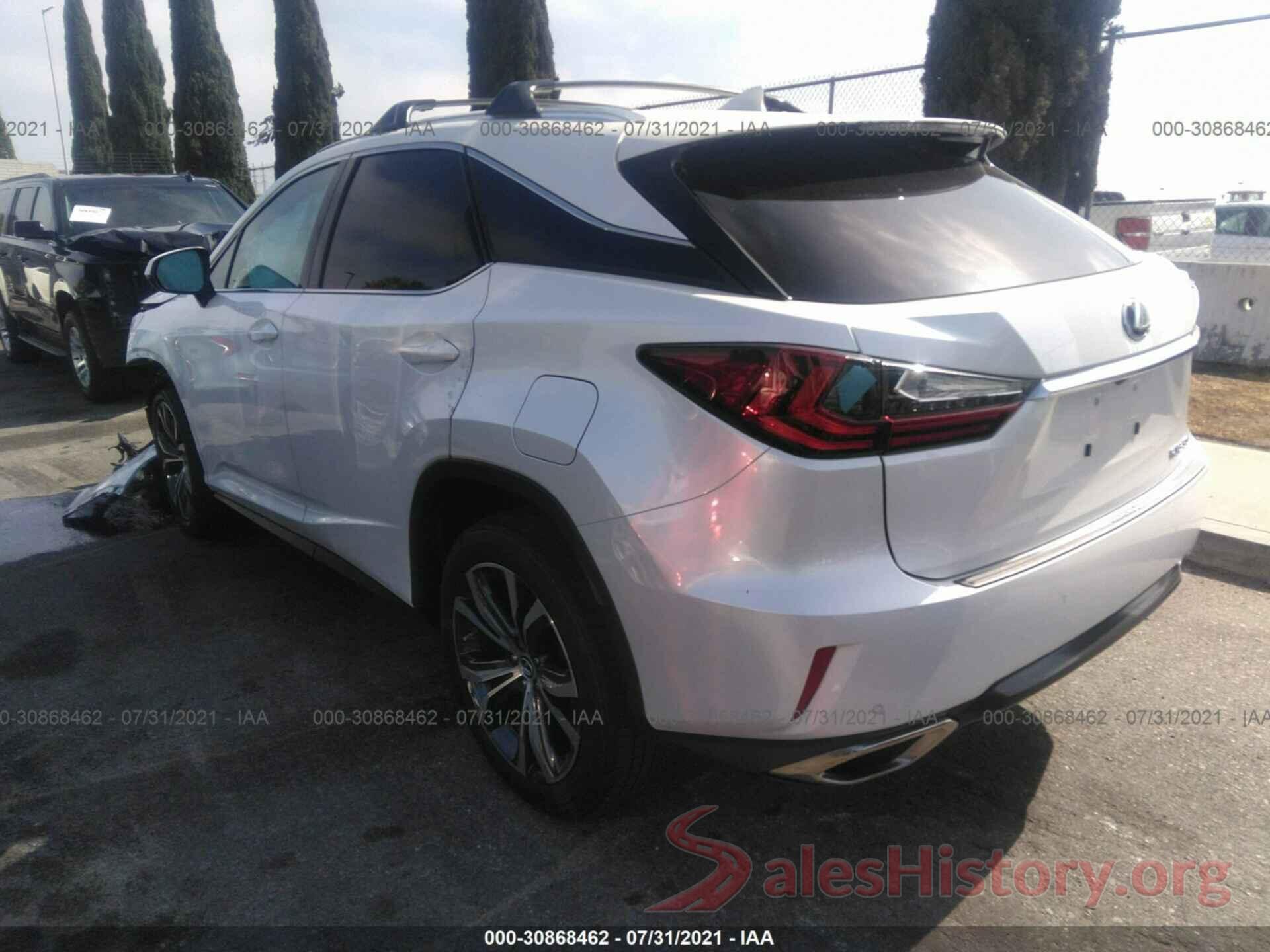 2T2ZZMCAXKC127805 2019 LEXUS RX