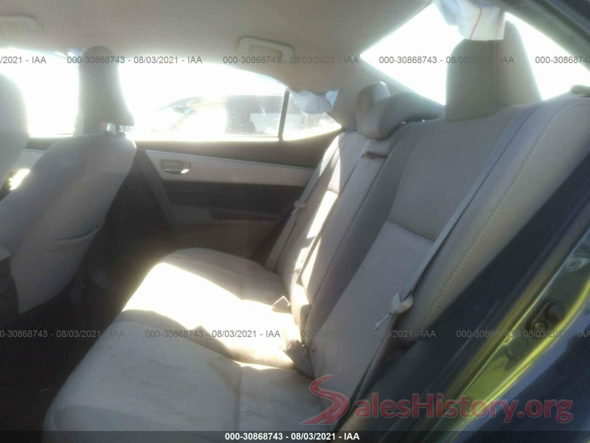 5YFBURHE4GP367825 2016 TOYOTA COROLLA