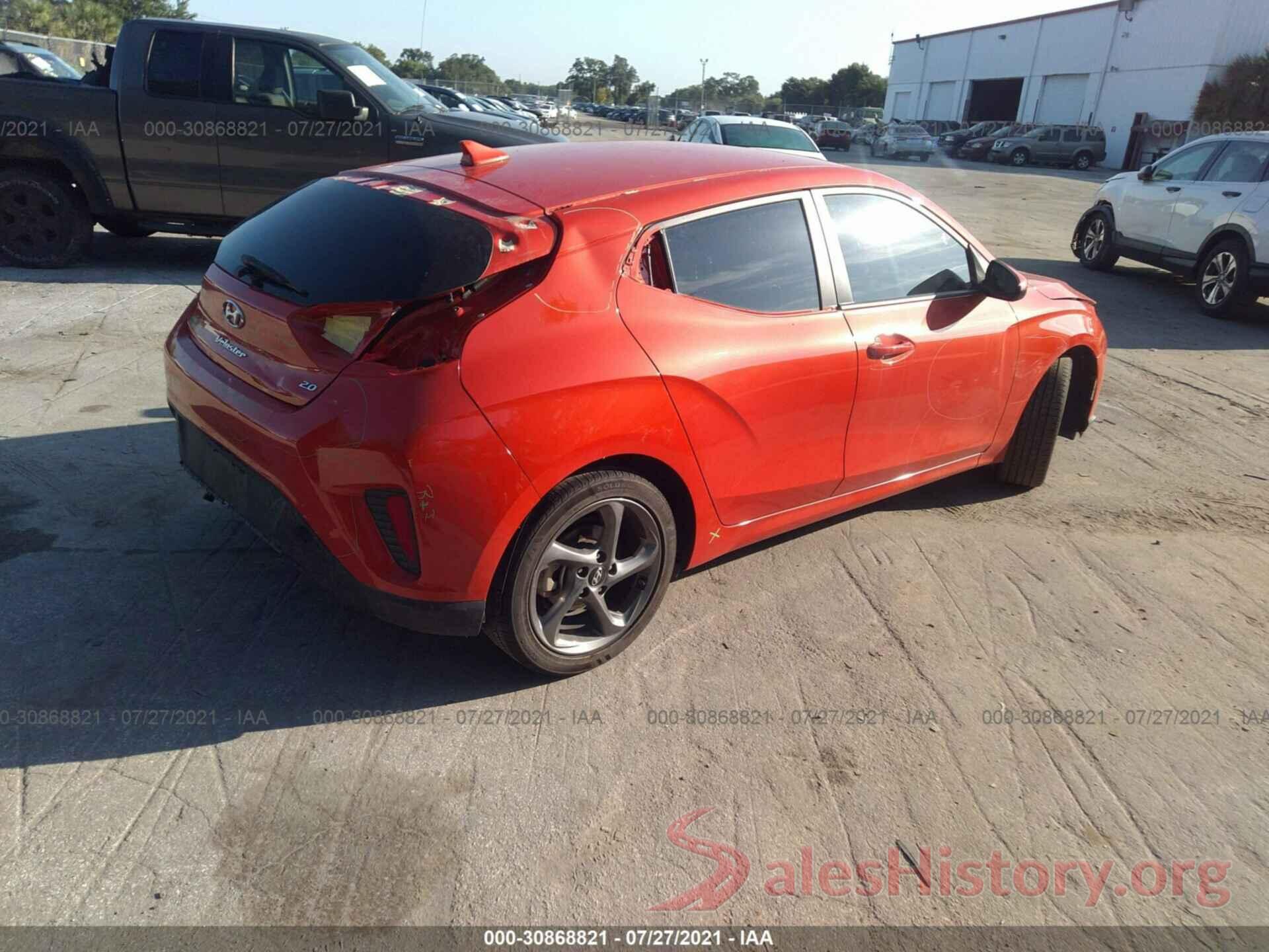 KMHTG6AFXKU016647 2019 HYUNDAI VELOSTER