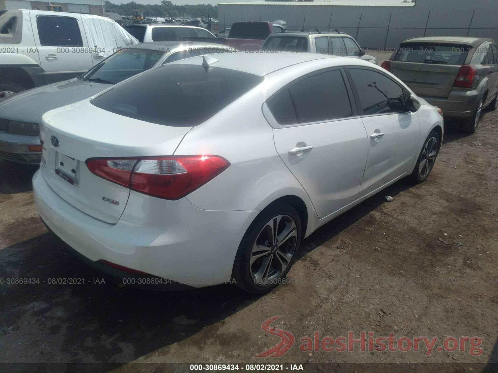 KNAFX4A84G5524389 2016 KIA FORTE