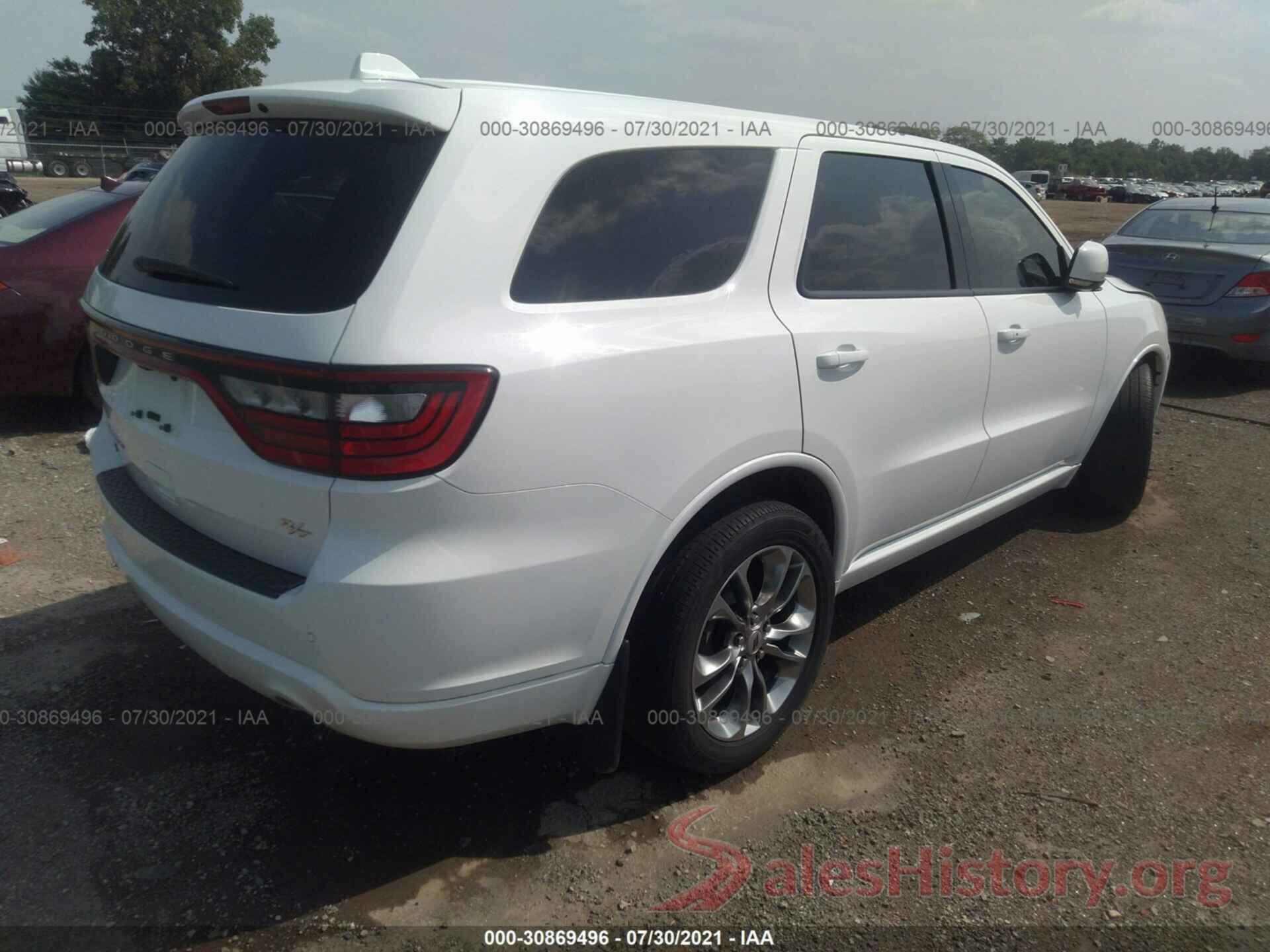 1C4SDJCT9KC738356 2019 DODGE DURANGO