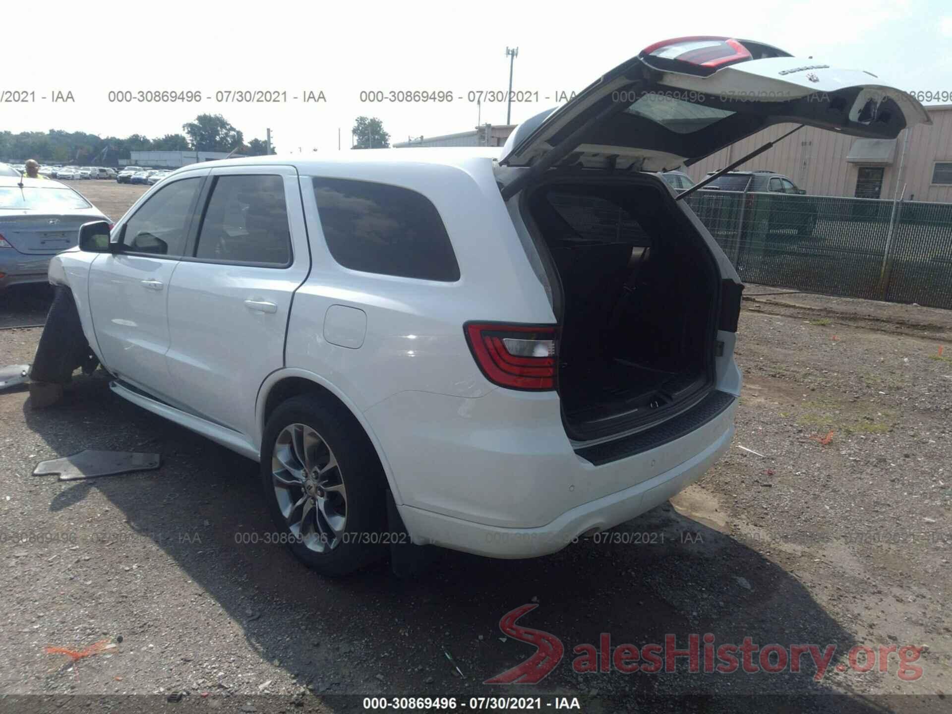 1C4SDJCT9KC738356 2019 DODGE DURANGO