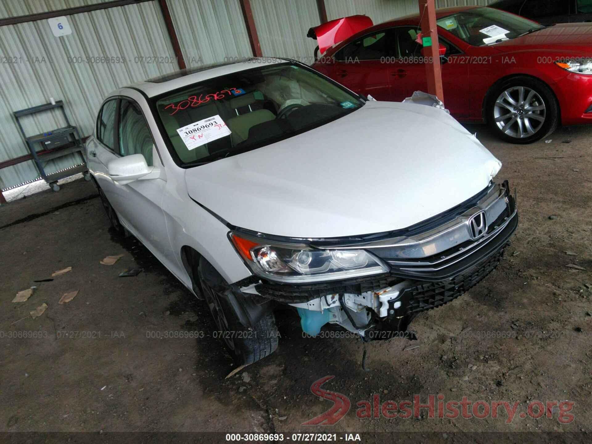 1HGCR2F09GA016497 2016 HONDA ACCORD SEDAN