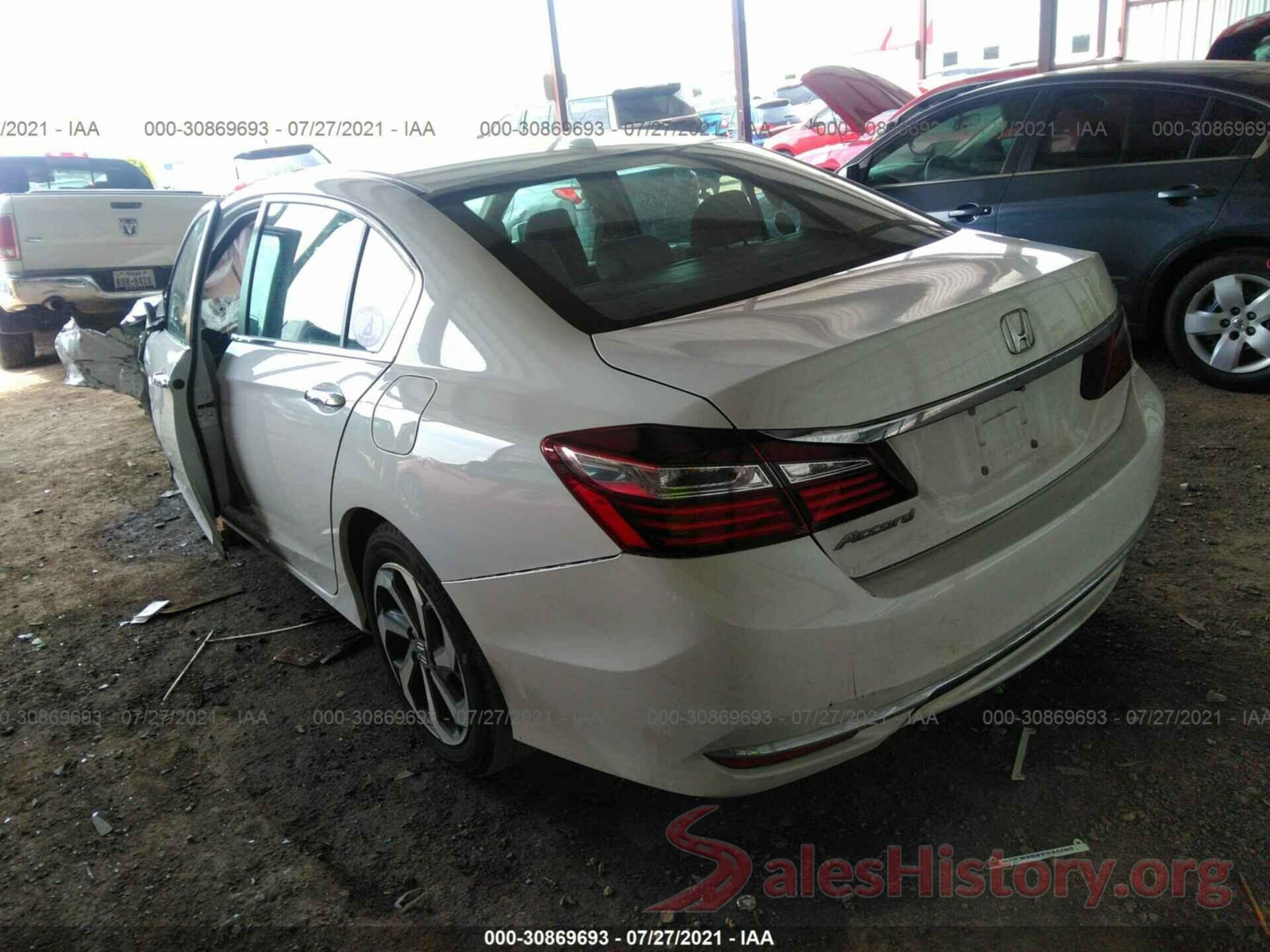 1HGCR2F09GA016497 2016 HONDA ACCORD SEDAN