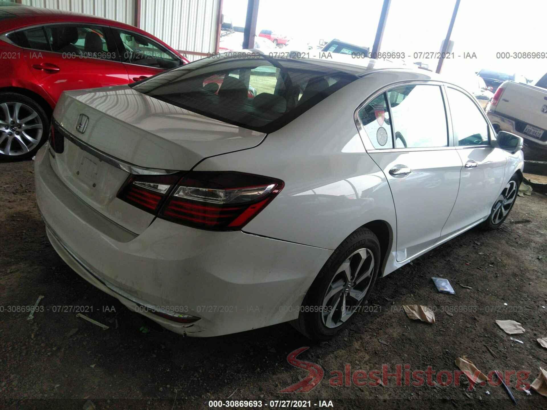 1HGCR2F09GA016497 2016 HONDA ACCORD SEDAN