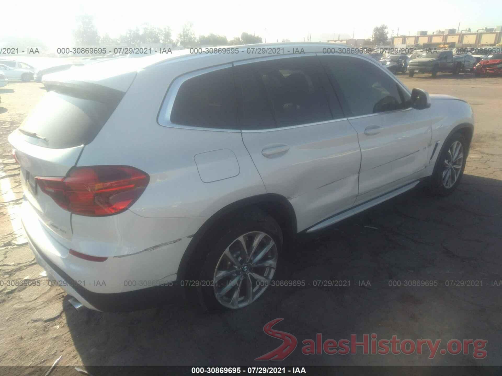 5UXTR7C5XKLF23743 2019 BMW X3