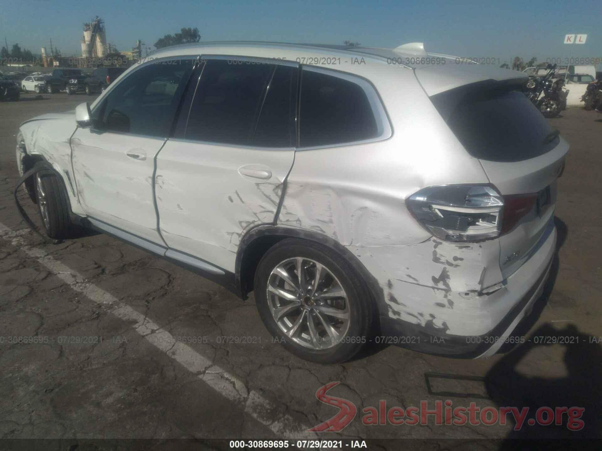 5UXTR7C5XKLF23743 2019 BMW X3