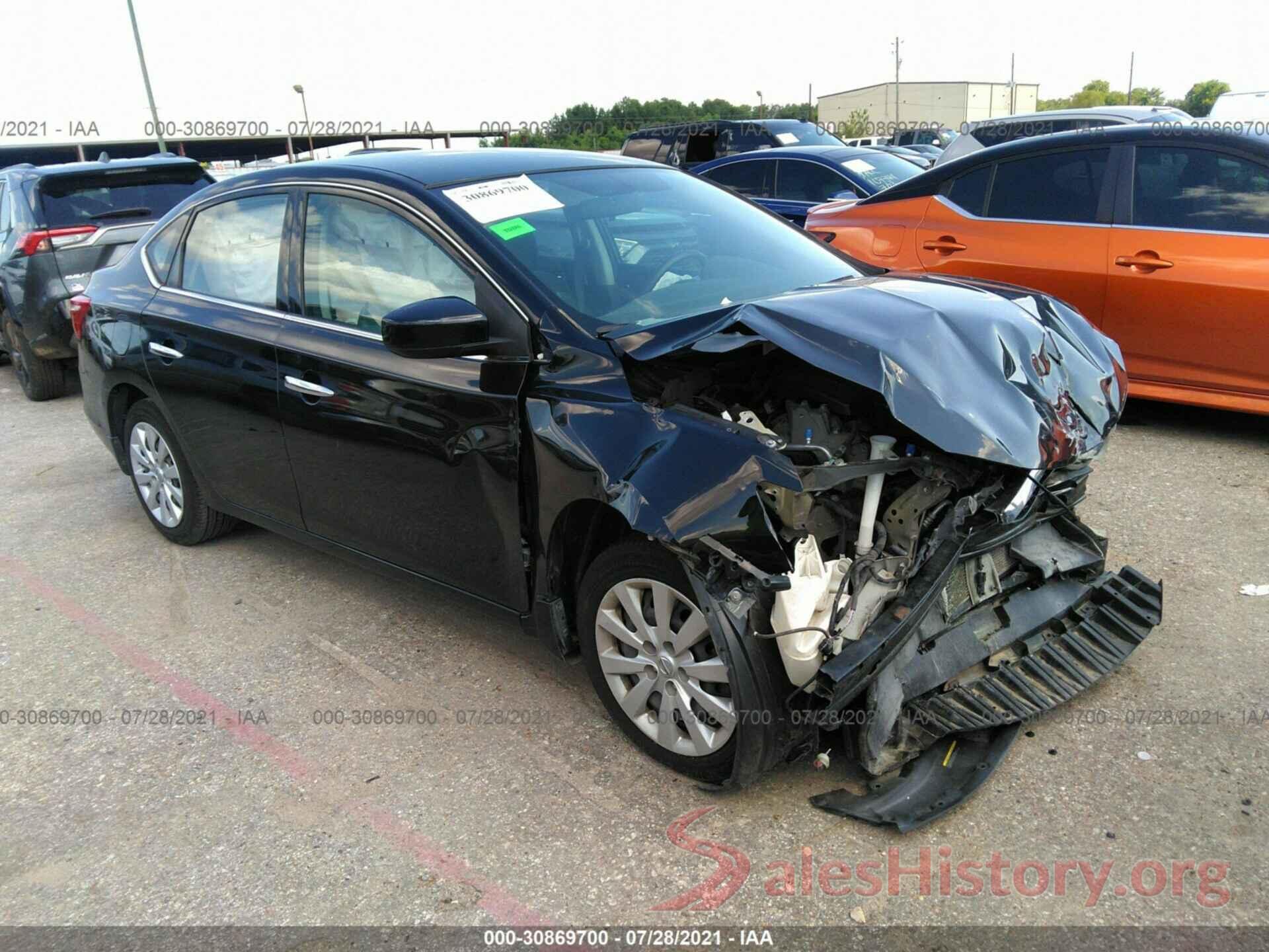 3N1AB7APXGY334090 2016 NISSAN SENTRA