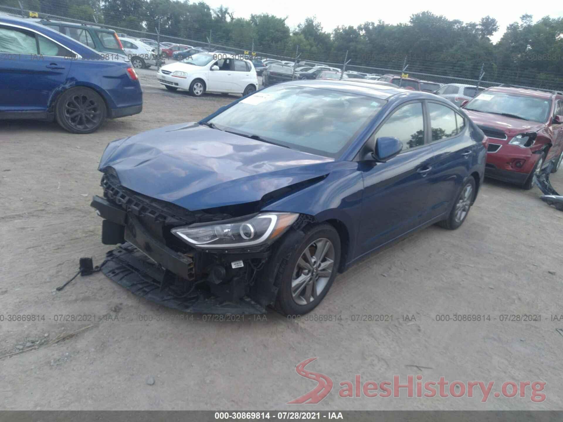 5NPD84LF8HH124288 2017 HYUNDAI ELANTRA