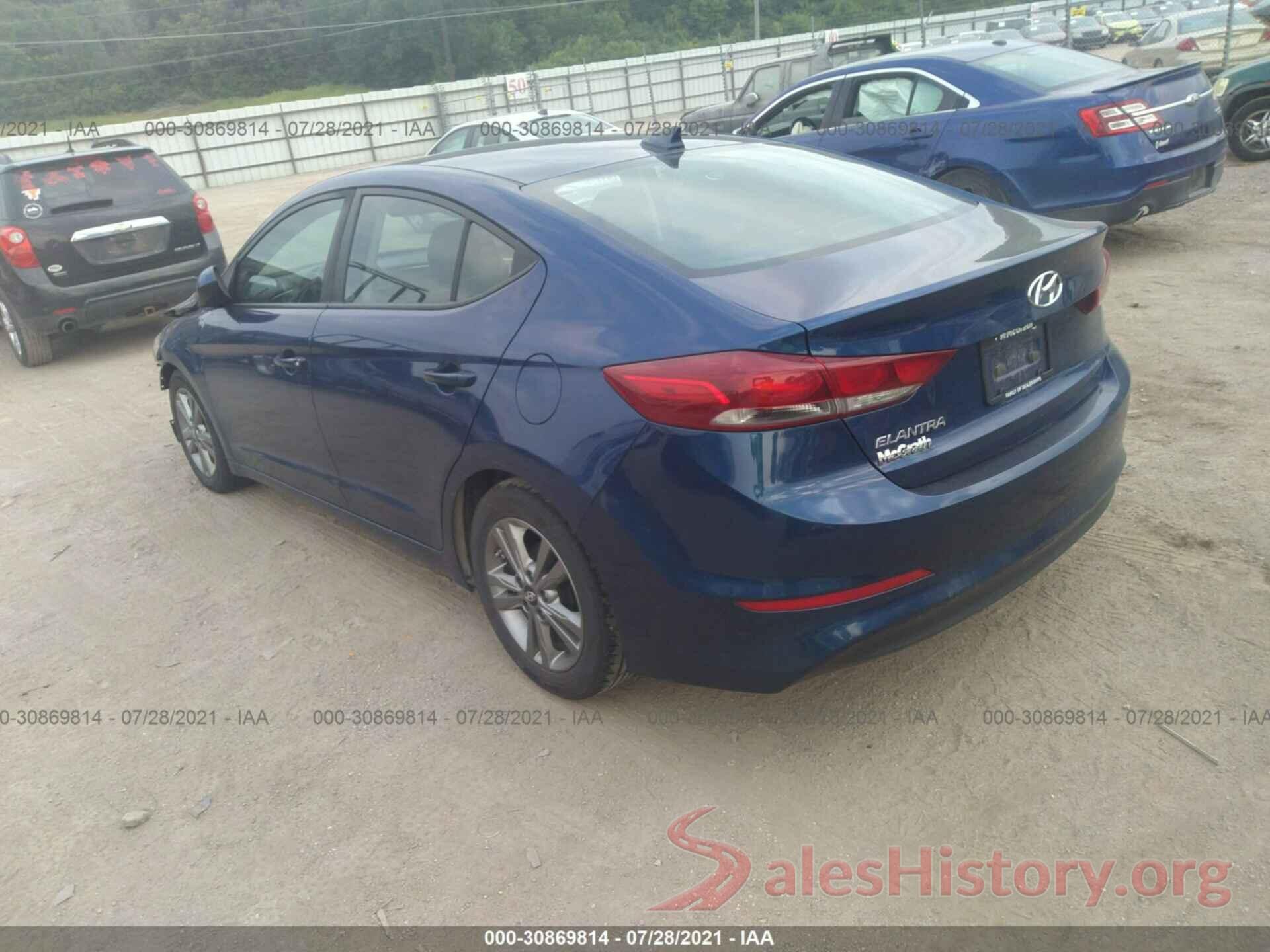 5NPD84LF8HH124288 2017 HYUNDAI ELANTRA