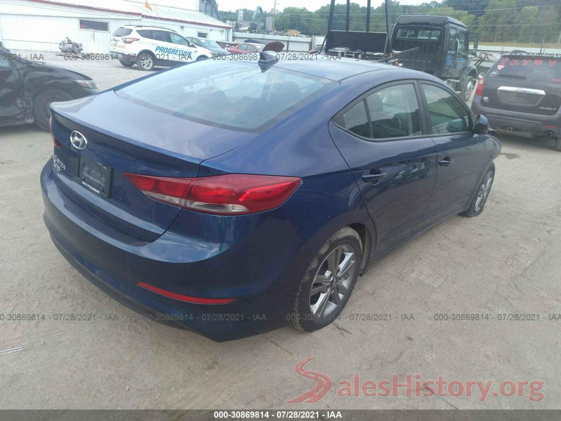 5NPD84LF8HH124288 2017 HYUNDAI ELANTRA