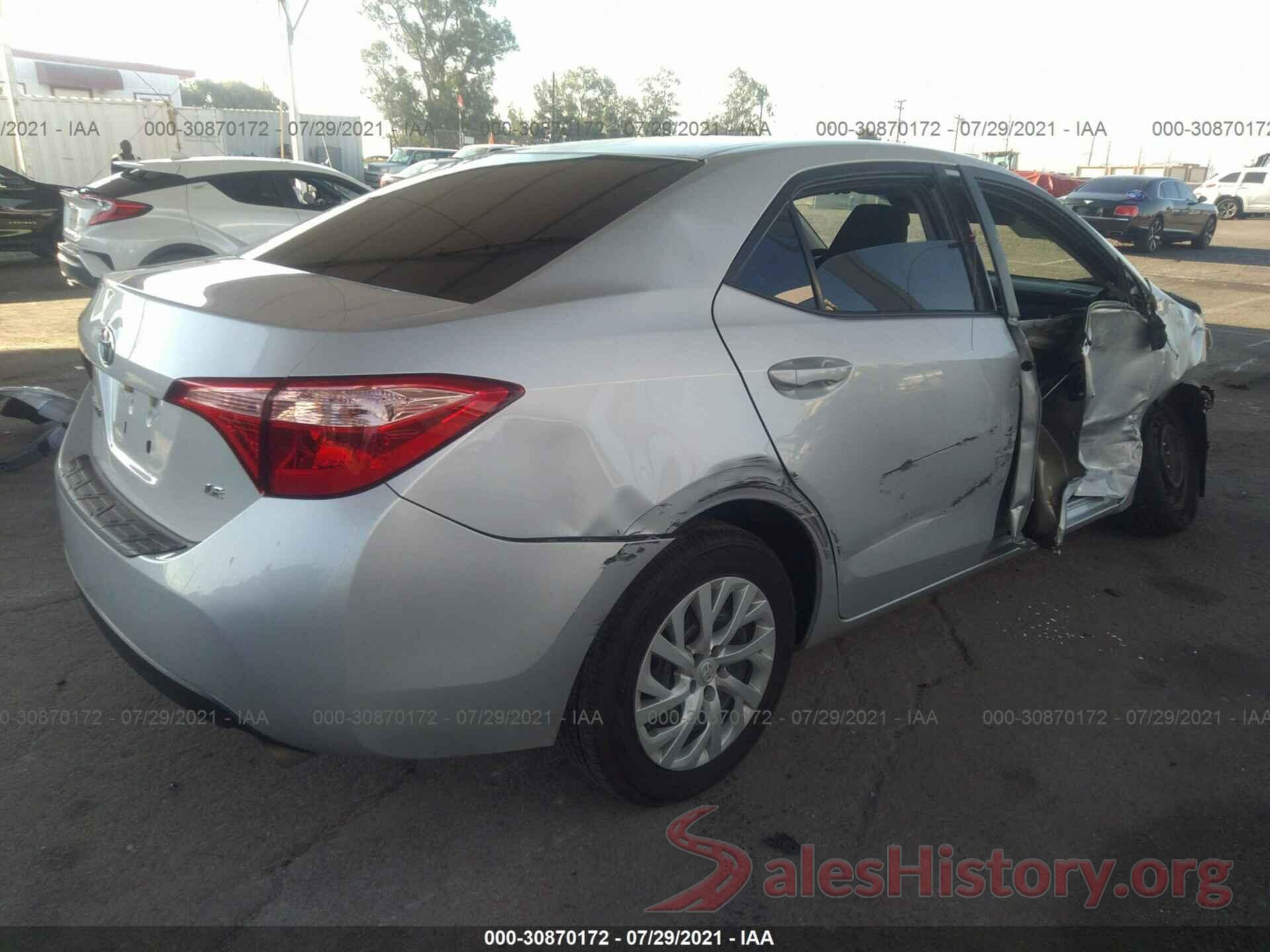 5YFBURHE1JP844766 2018 TOYOTA COROLLA