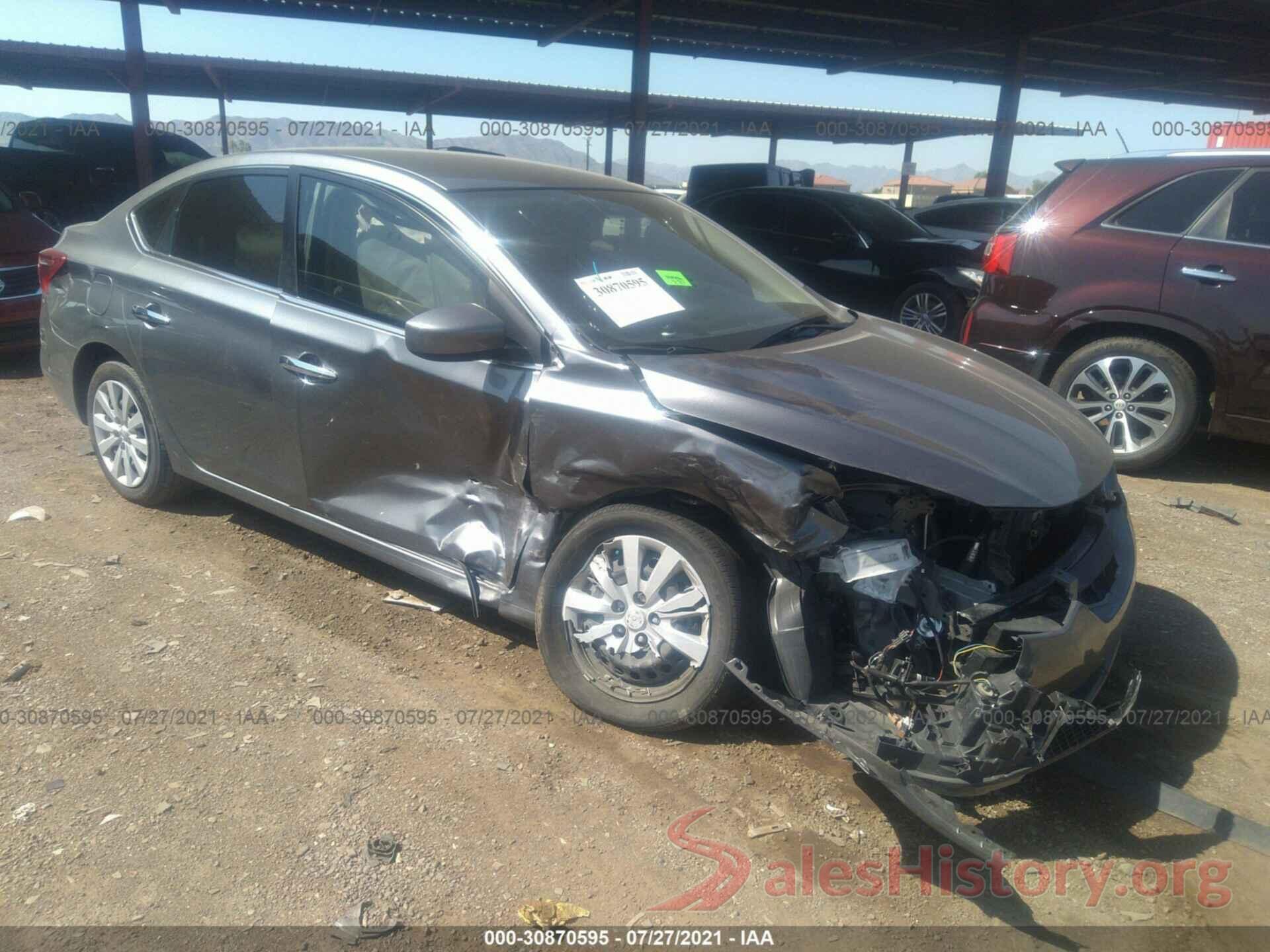 3N1AB7AP2KY447511 2019 NISSAN SENTRA