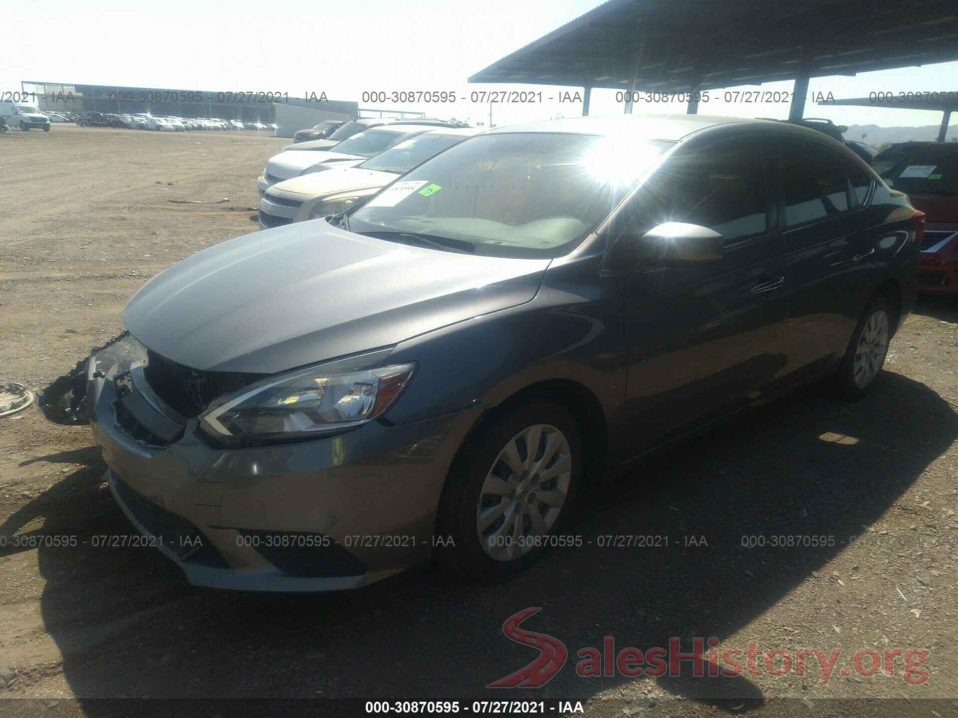 3N1AB7AP2KY447511 2019 NISSAN SENTRA