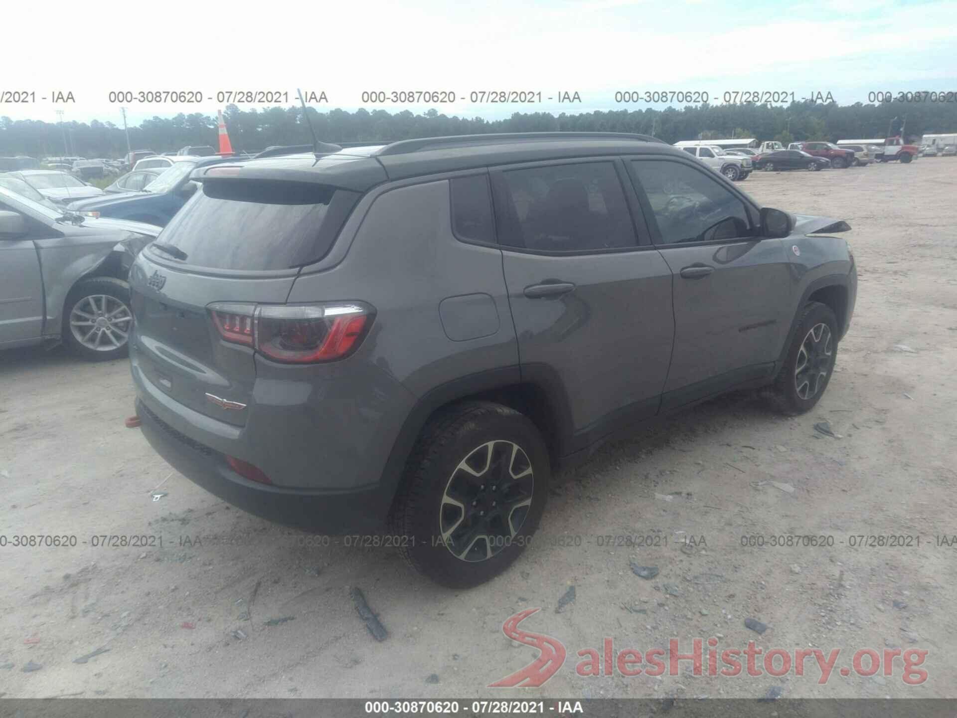 3C4NJDDB8MT504231 2021 JEEP COMPASS