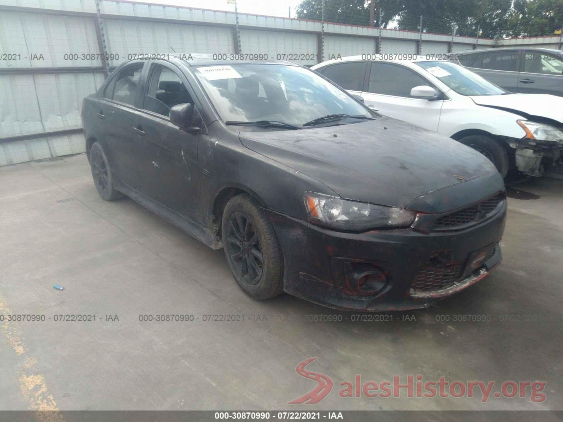 JA32U2FU8HU003203 2017 MITSUBISHI LANCER