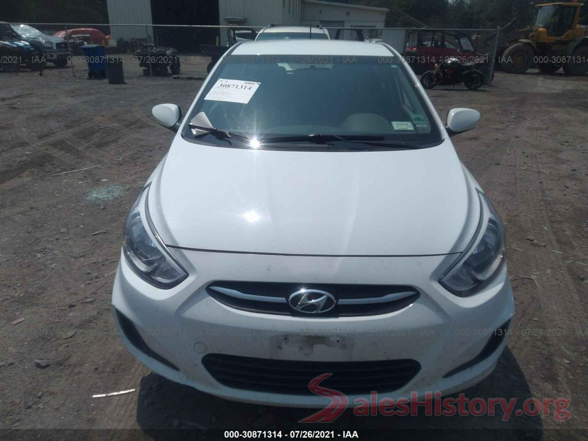 KMHCT5AE9HU319862 2017 HYUNDAI ACCENT