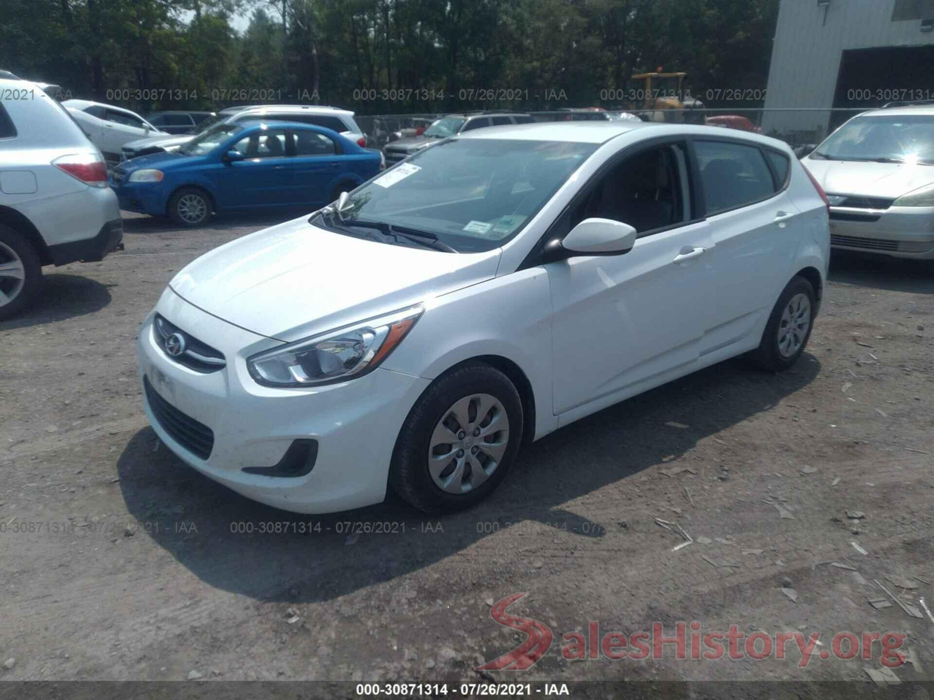 KMHCT5AE9HU319862 2017 HYUNDAI ACCENT