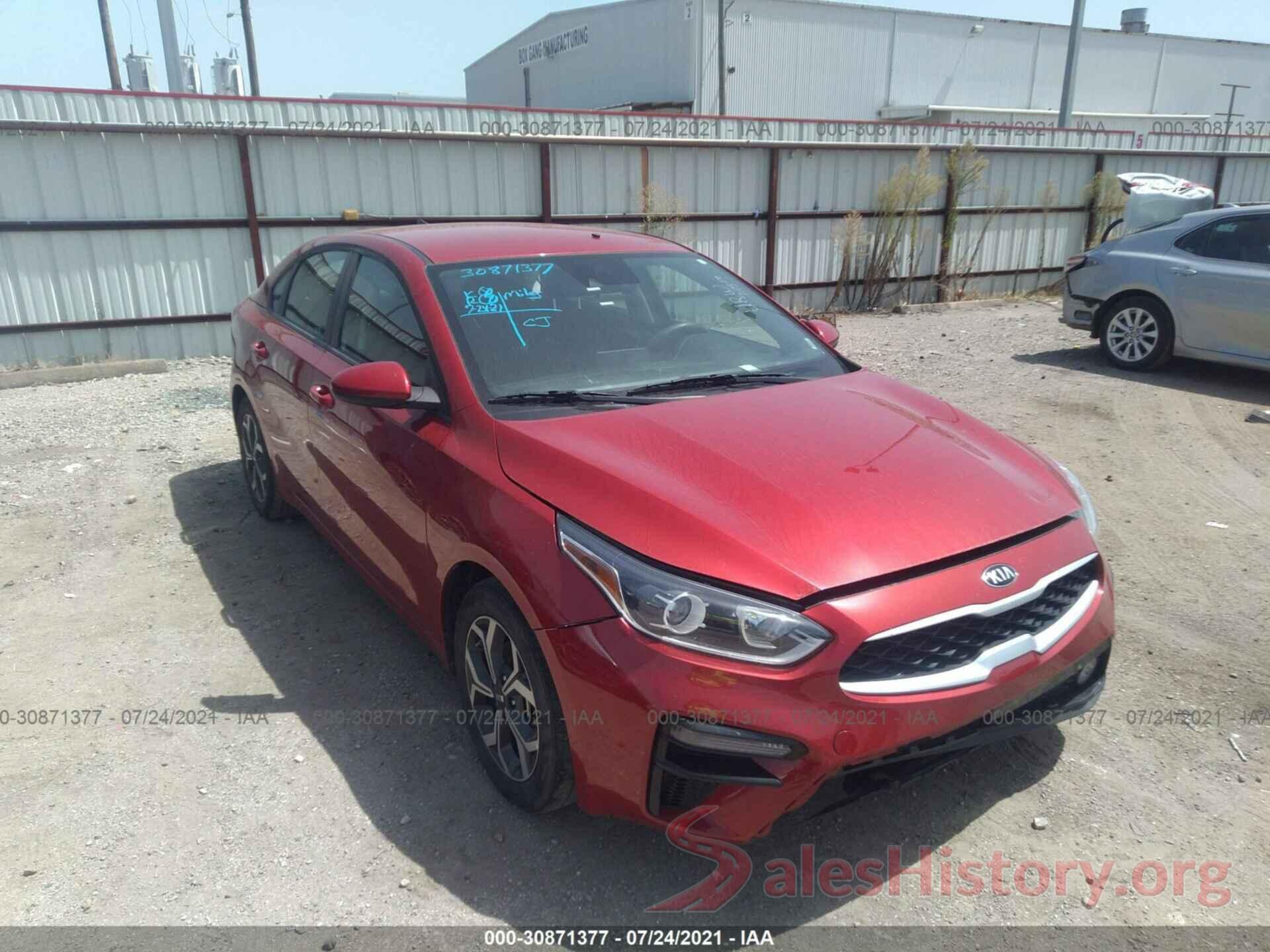 3KPF24AD7LE154651 2020 KIA FORTE