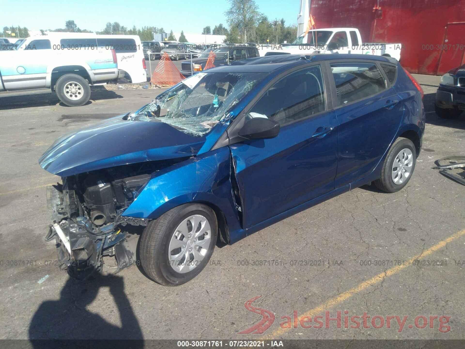 KMHCT5AE6HU316448 2017 HYUNDAI ACCENT