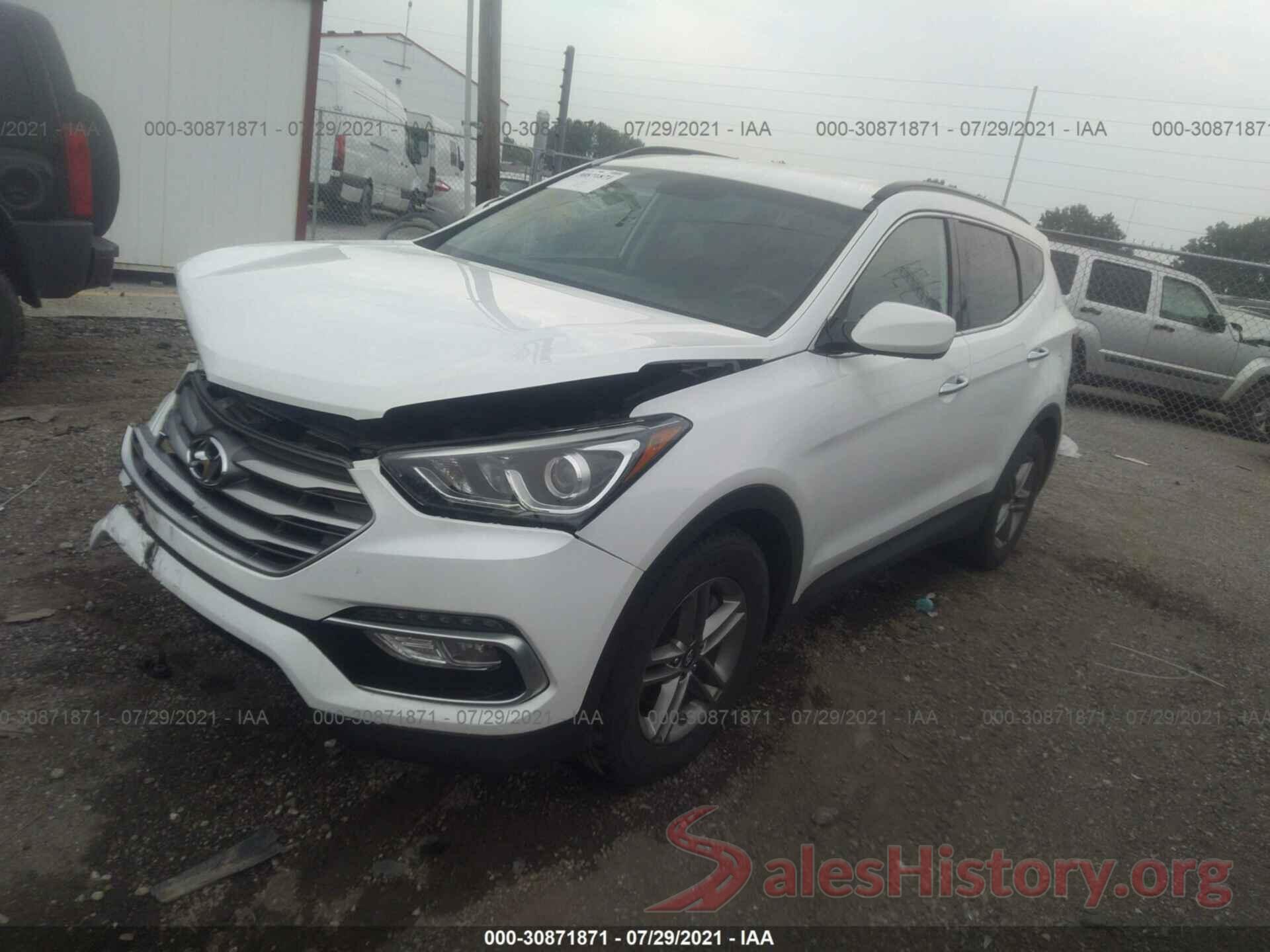 5NMZU3LB2HH028534 2017 HYUNDAI SANTA FE SPORT