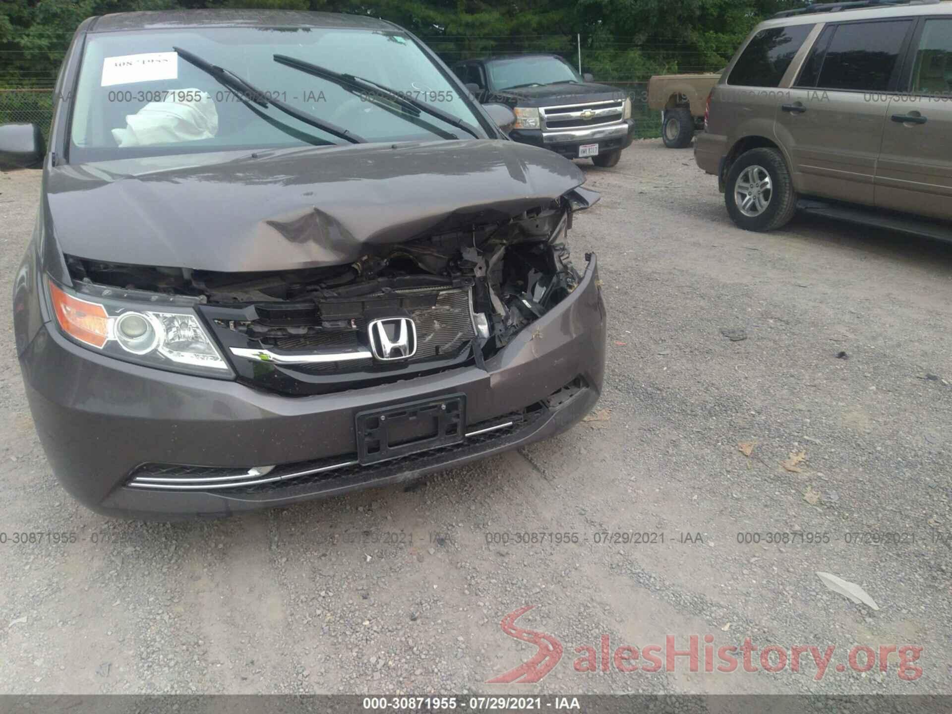 5FNRL5H37GB122456 2016 HONDA ODYSSEY