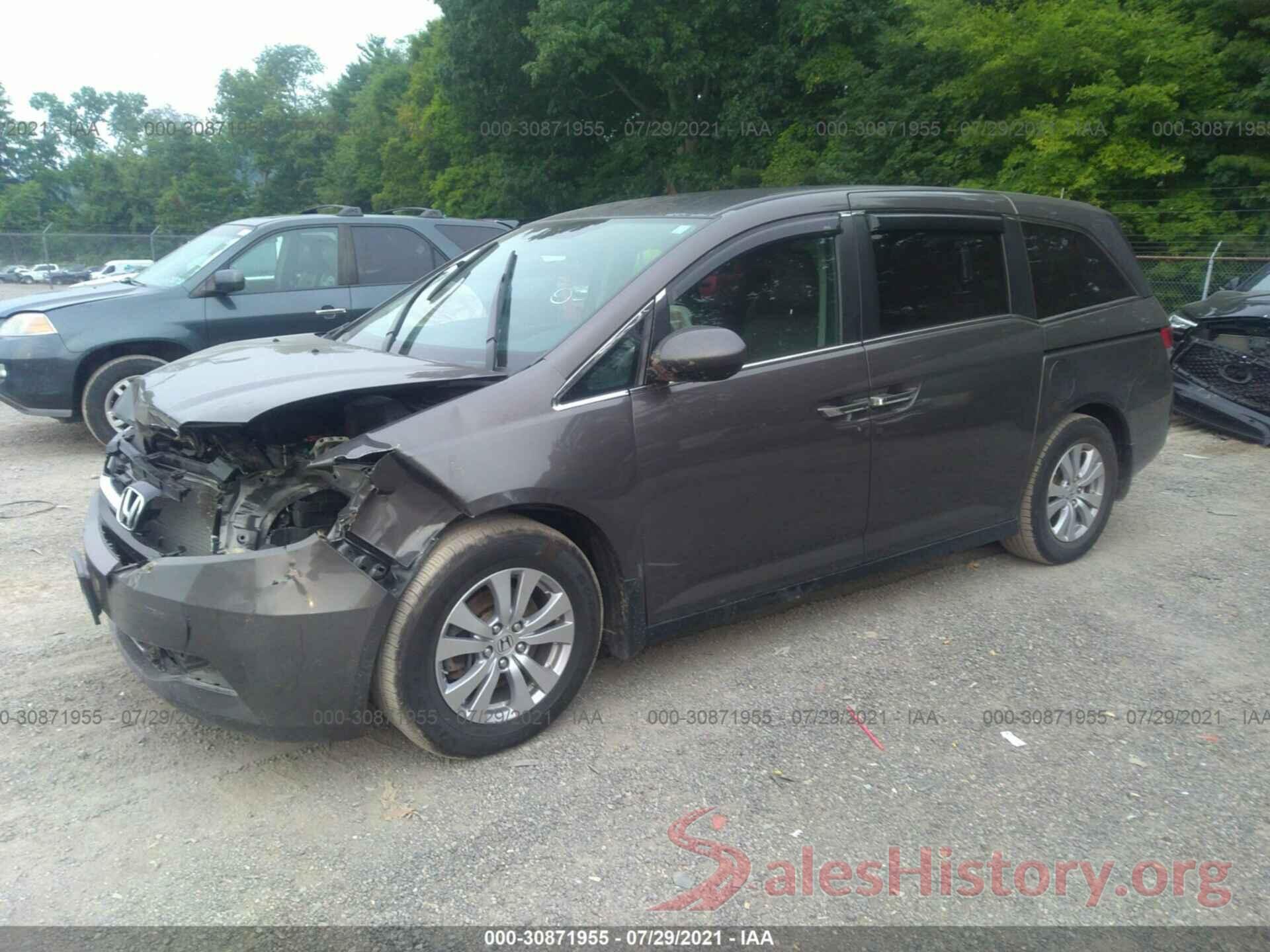 5FNRL5H37GB122456 2016 HONDA ODYSSEY