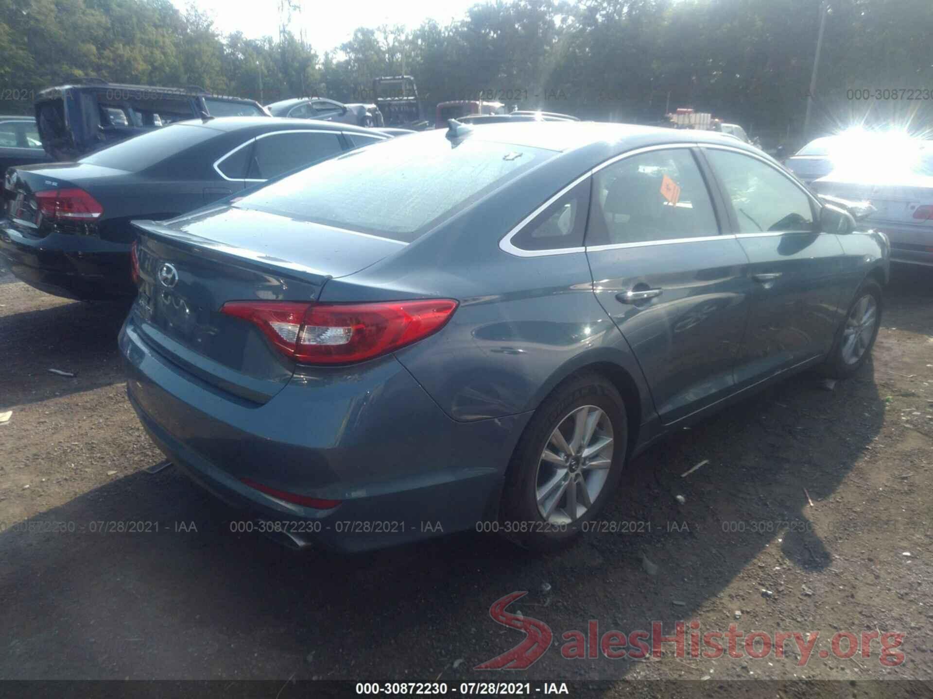 5NPE24AF8HH495394 2017 HYUNDAI SONATA