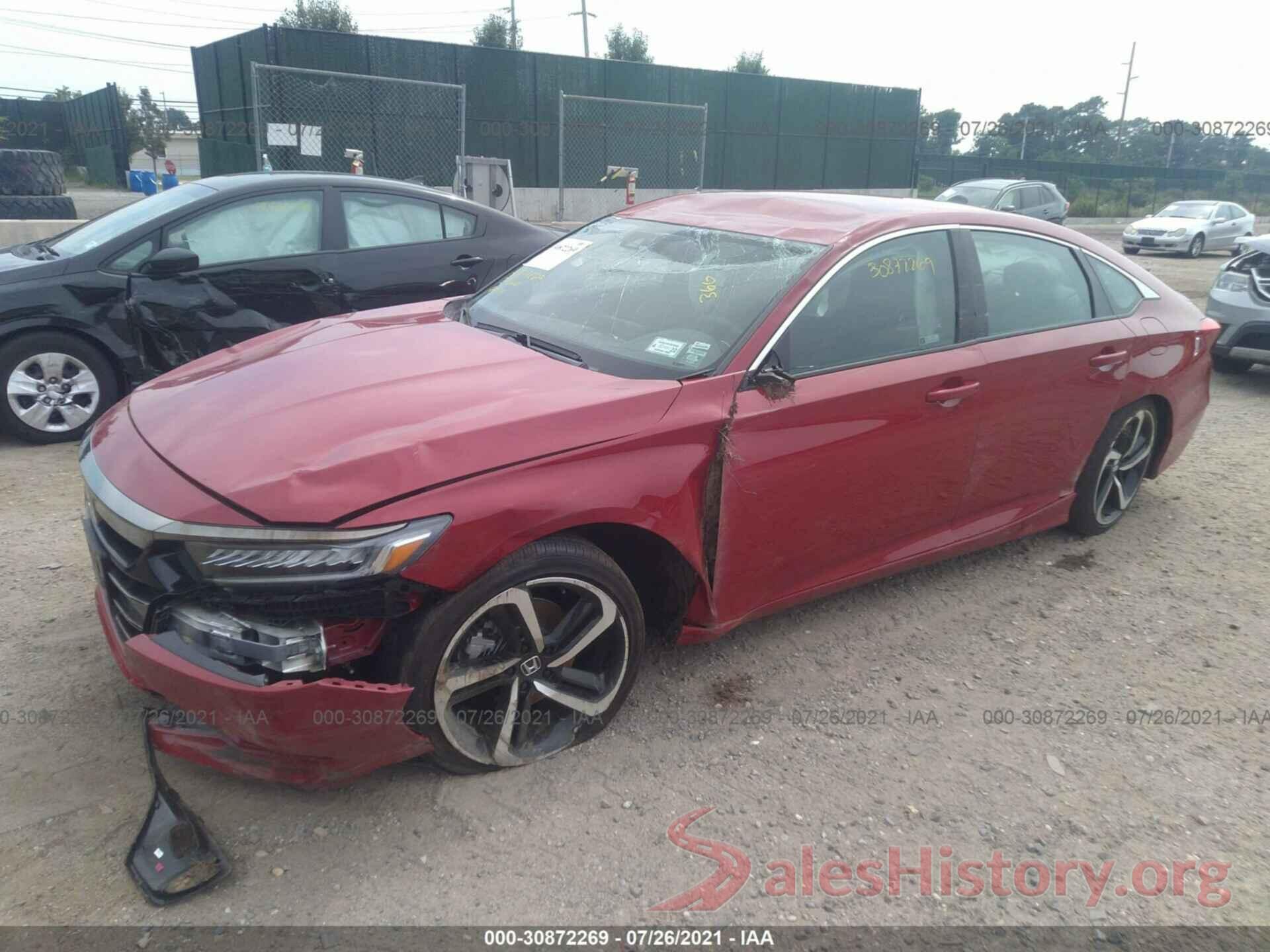 1HGCV1F3XMA040738 2021 HONDA ACCORD SEDAN