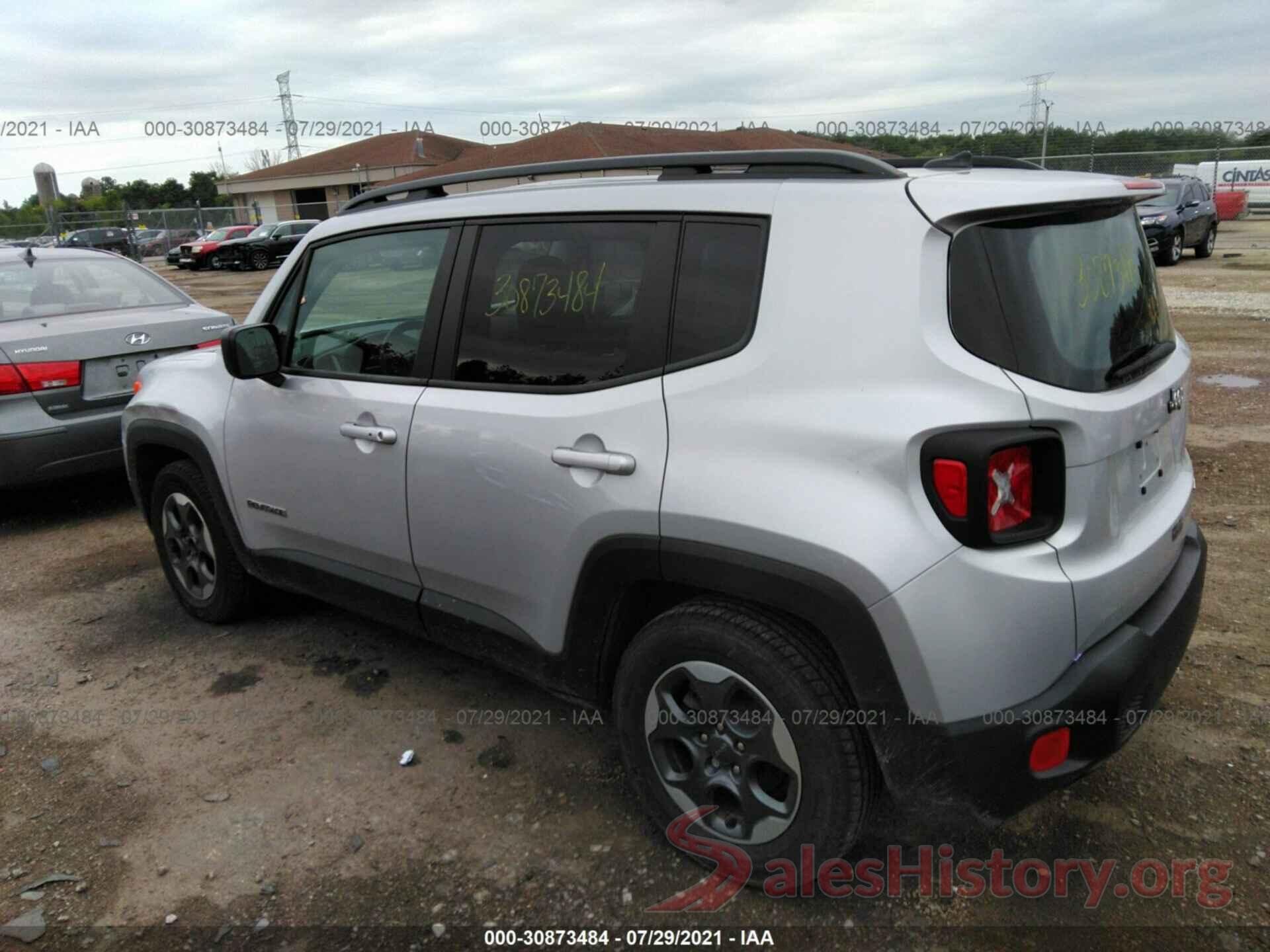 ZACCJAAB5HPF43043 2017 JEEP RENEGADE