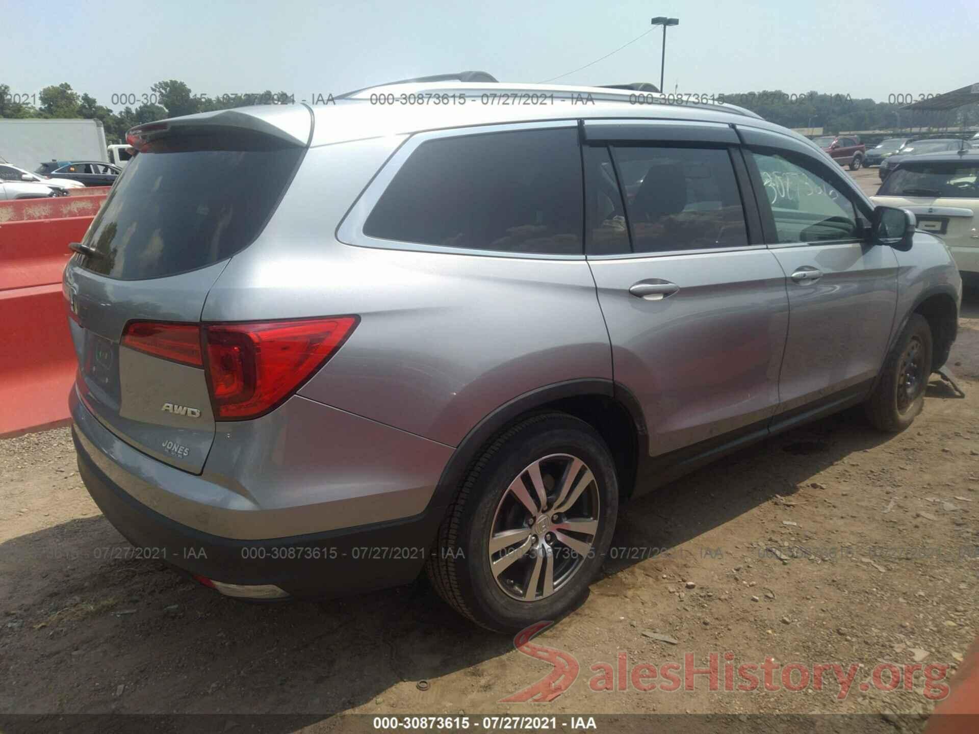 5FNYF6H32GB079086 2016 HONDA PILOT