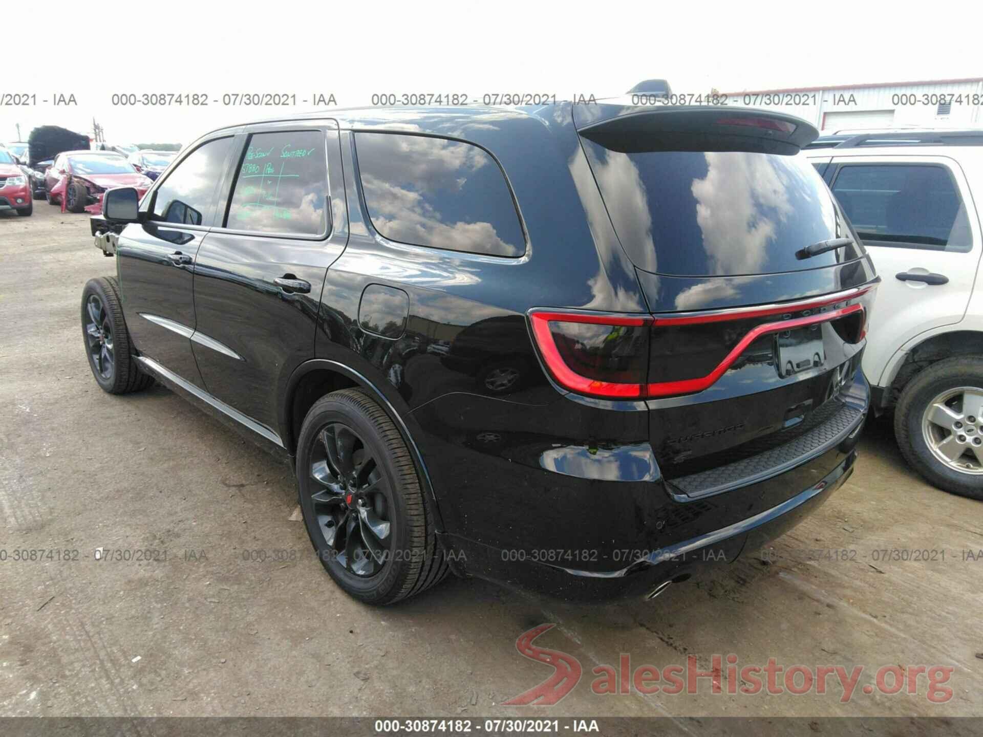 1C4SDJCT4MC663391 2021 DODGE DURANGO