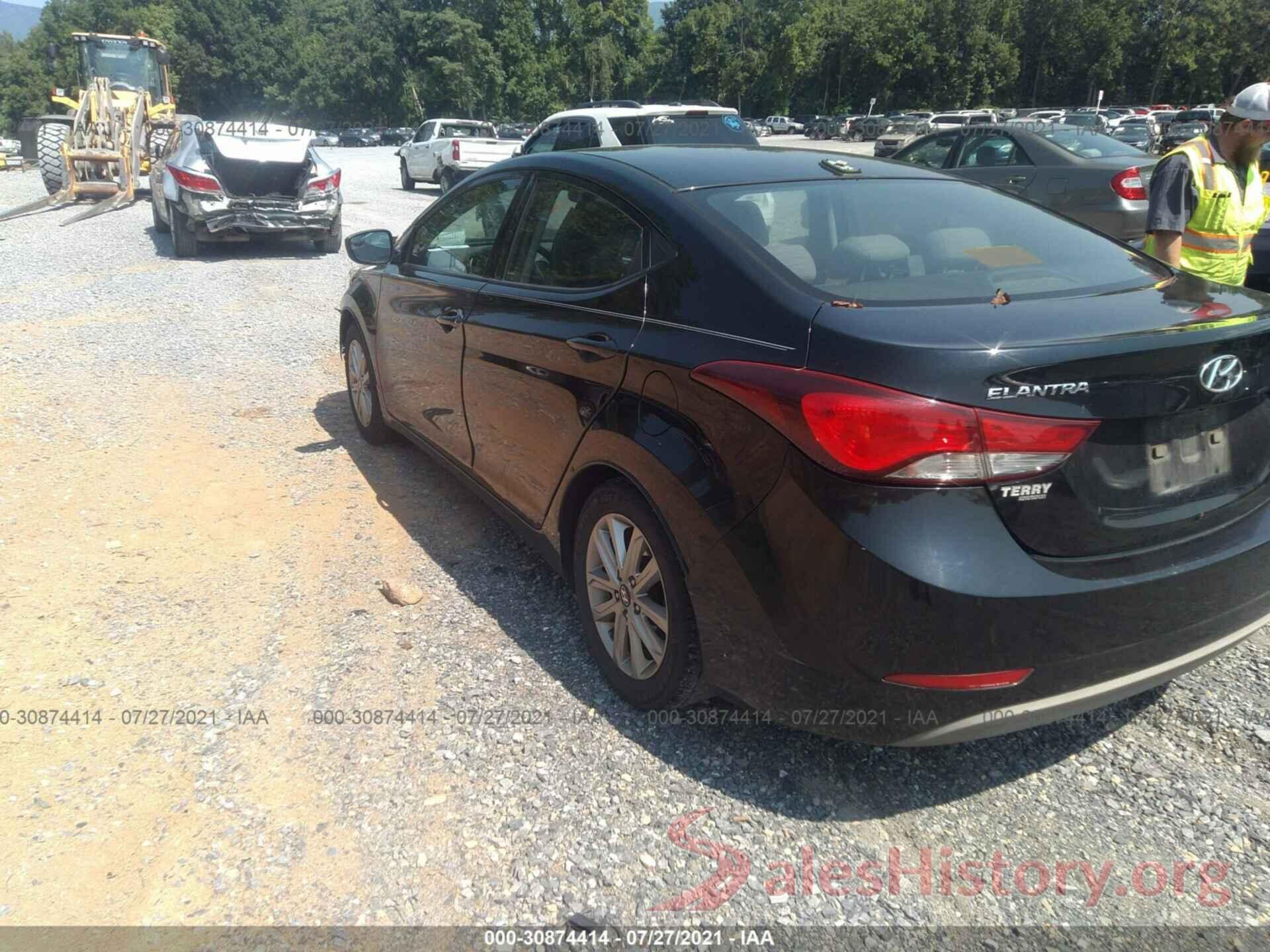 KMHDH4AE5GU520916 2016 HYUNDAI ELANTRA