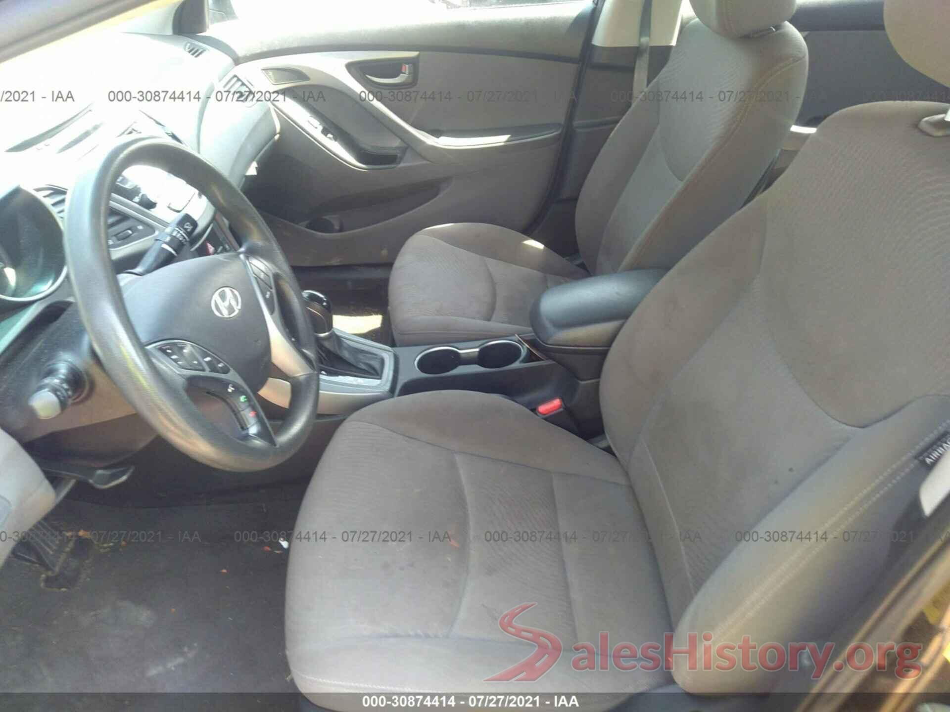 KMHDH4AE5GU520916 2016 HYUNDAI ELANTRA