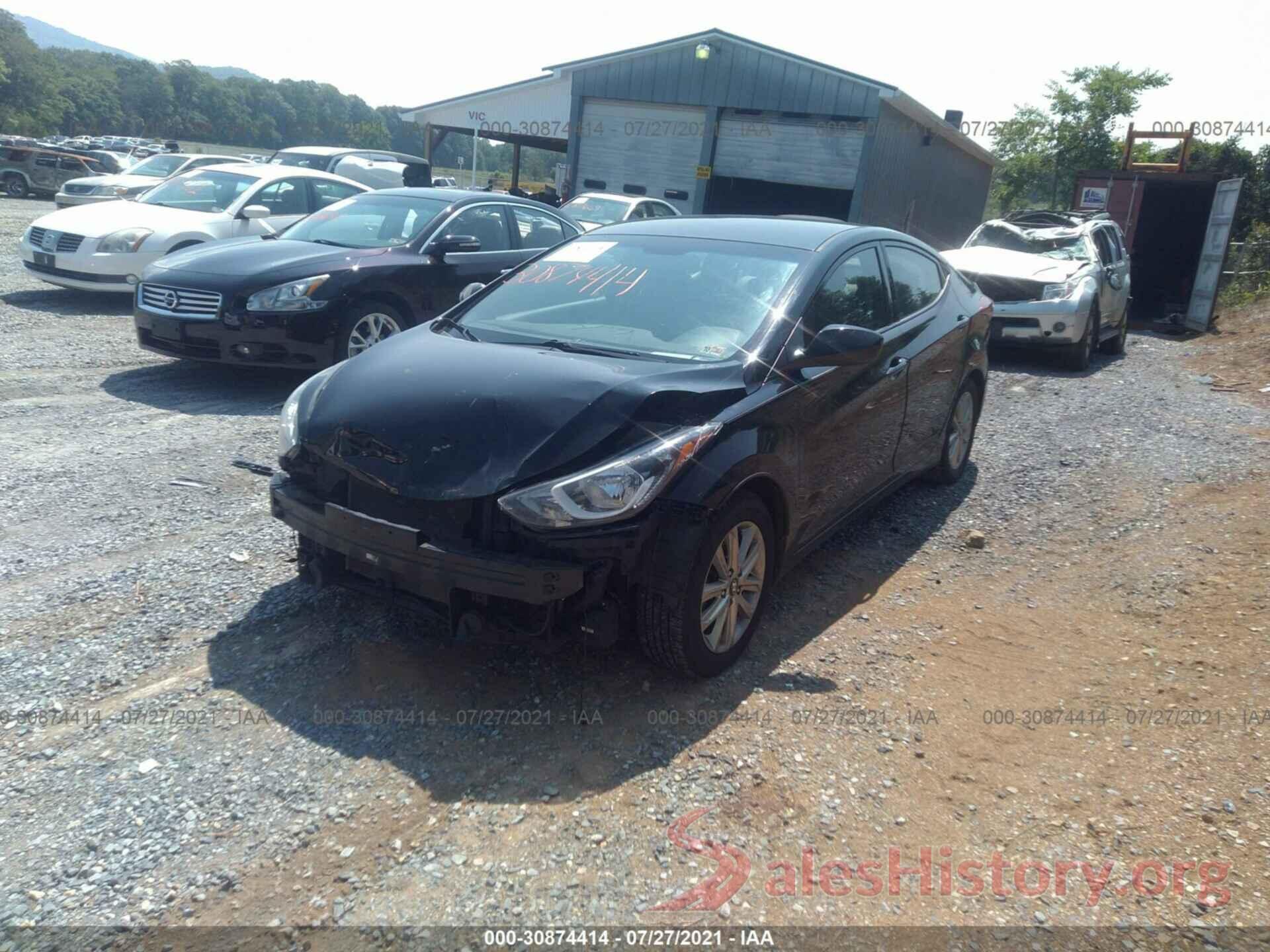 KMHDH4AE5GU520916 2016 HYUNDAI ELANTRA