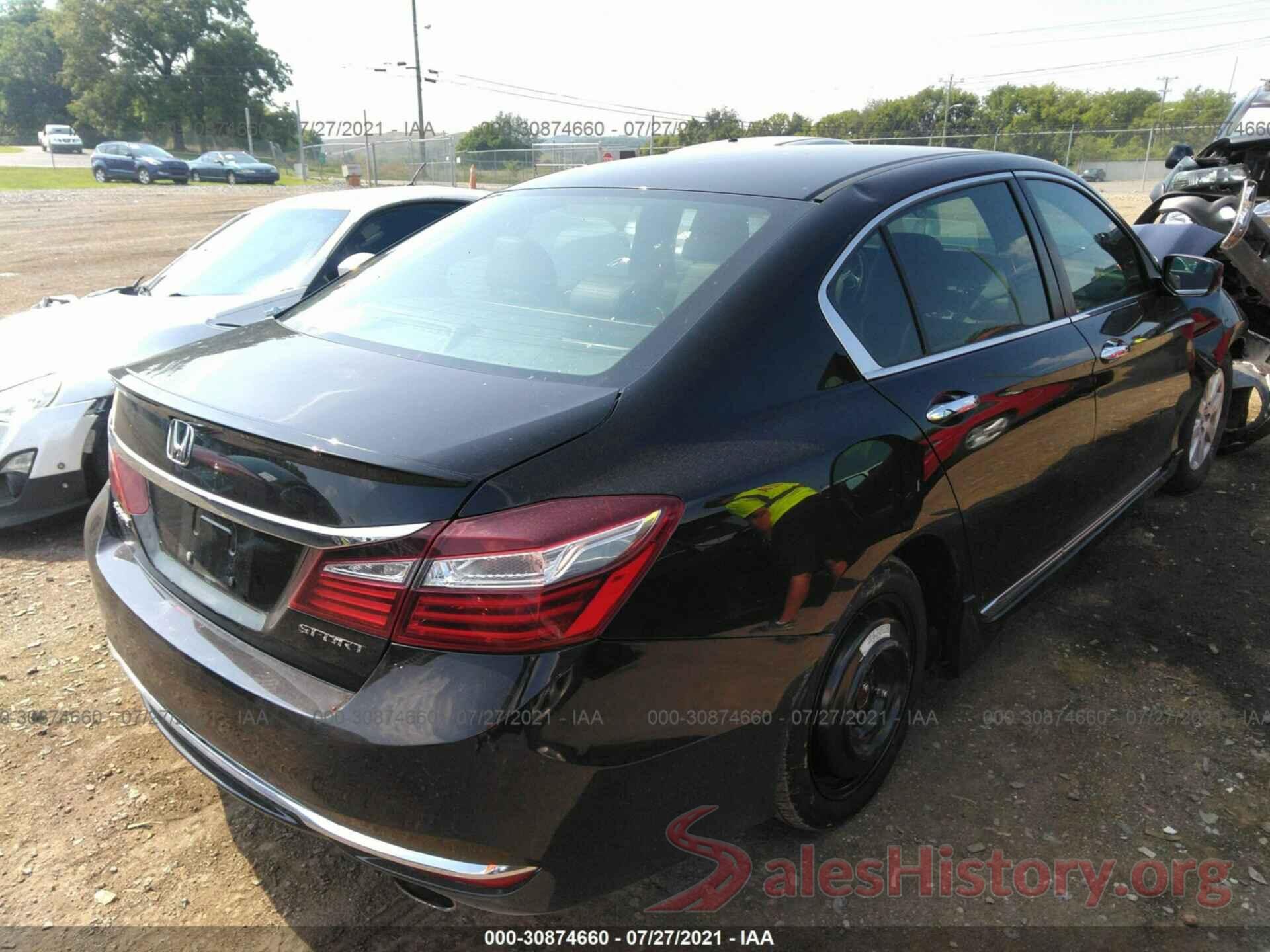 1HGCR2F5XGA035037 2016 HONDA ACCORD SEDAN