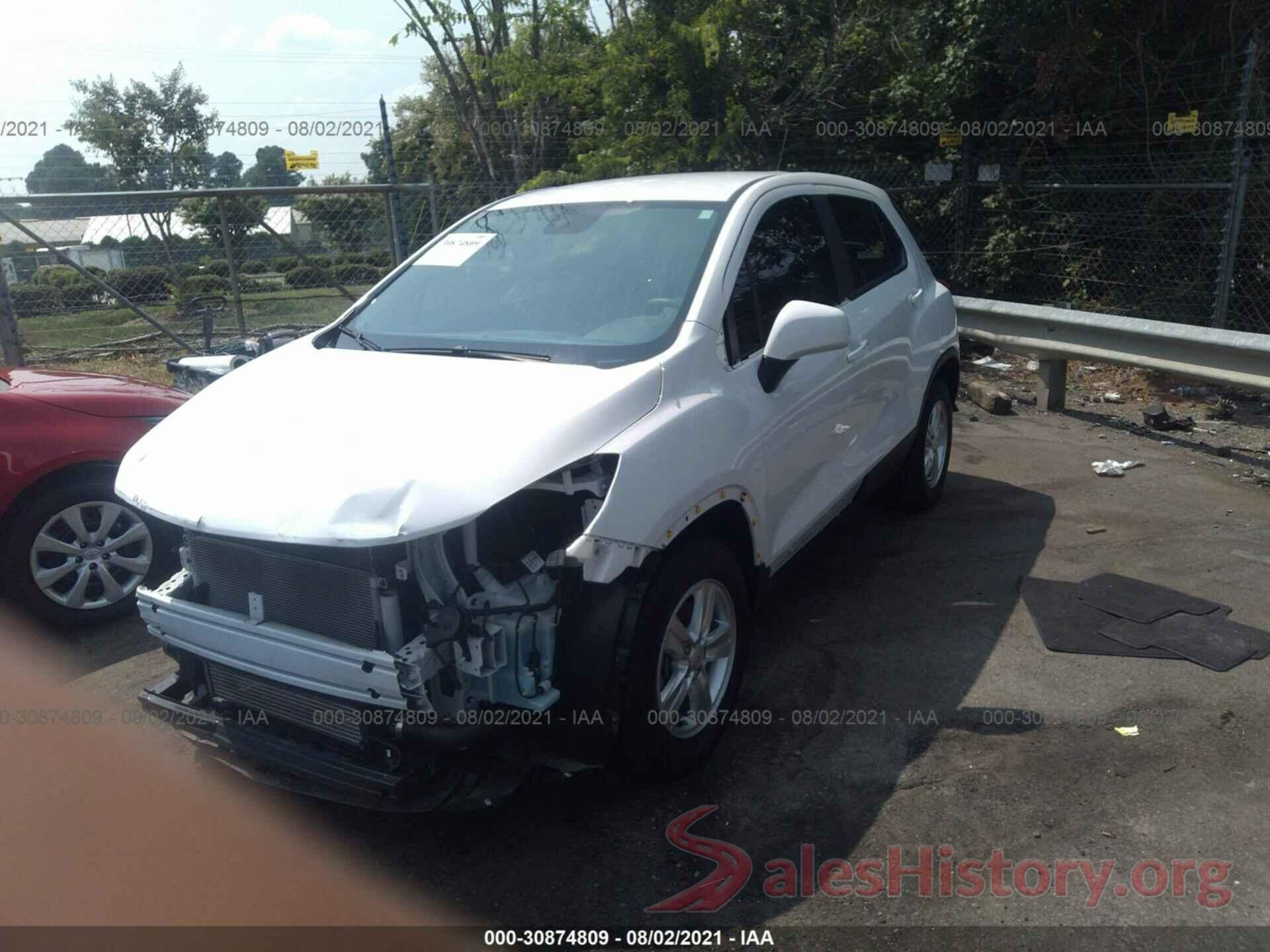 KL7CJKSBXLB052097 2020 CHEVROLET TRAX