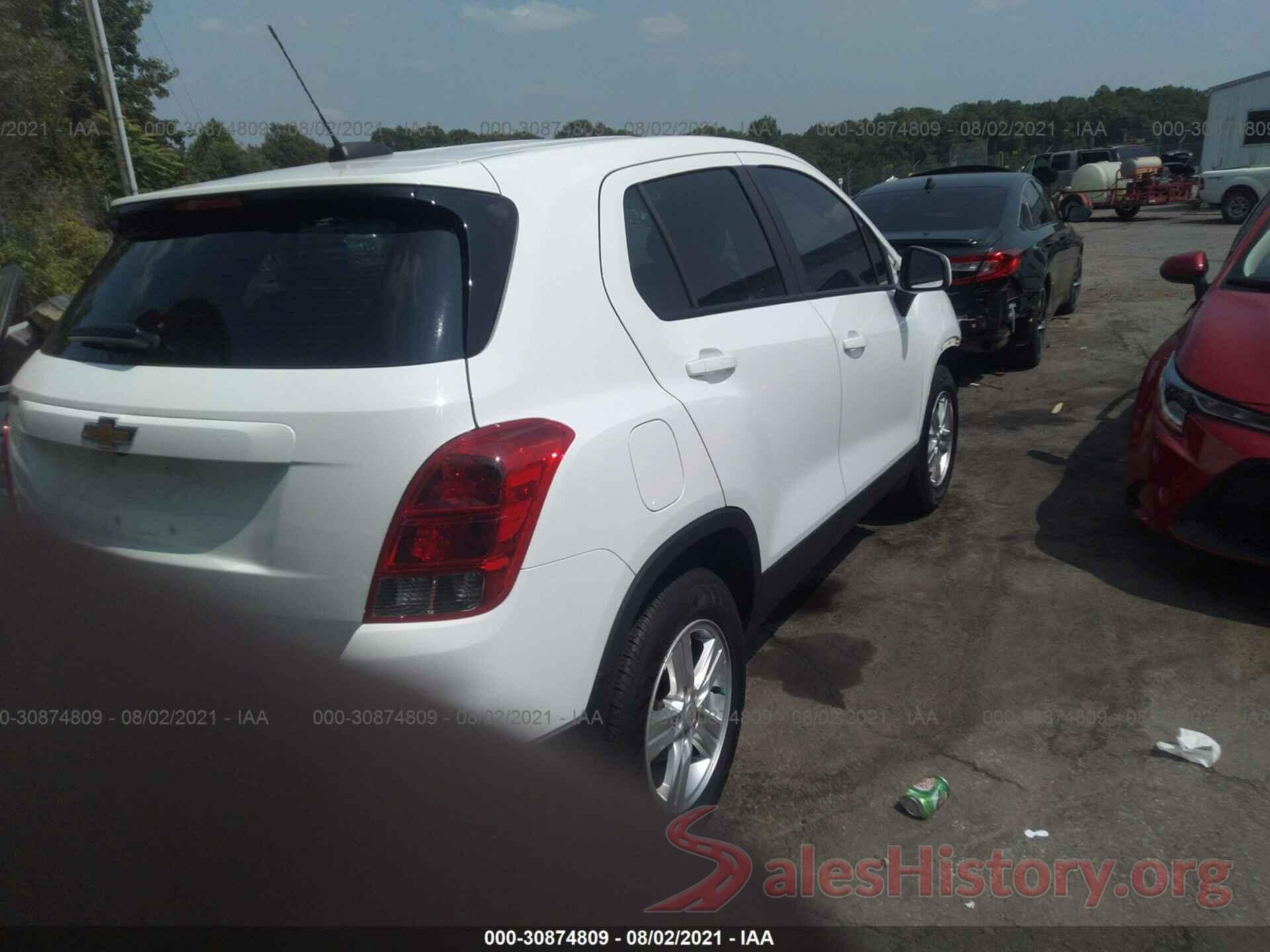 KL7CJKSBXLB052097 2020 CHEVROLET TRAX