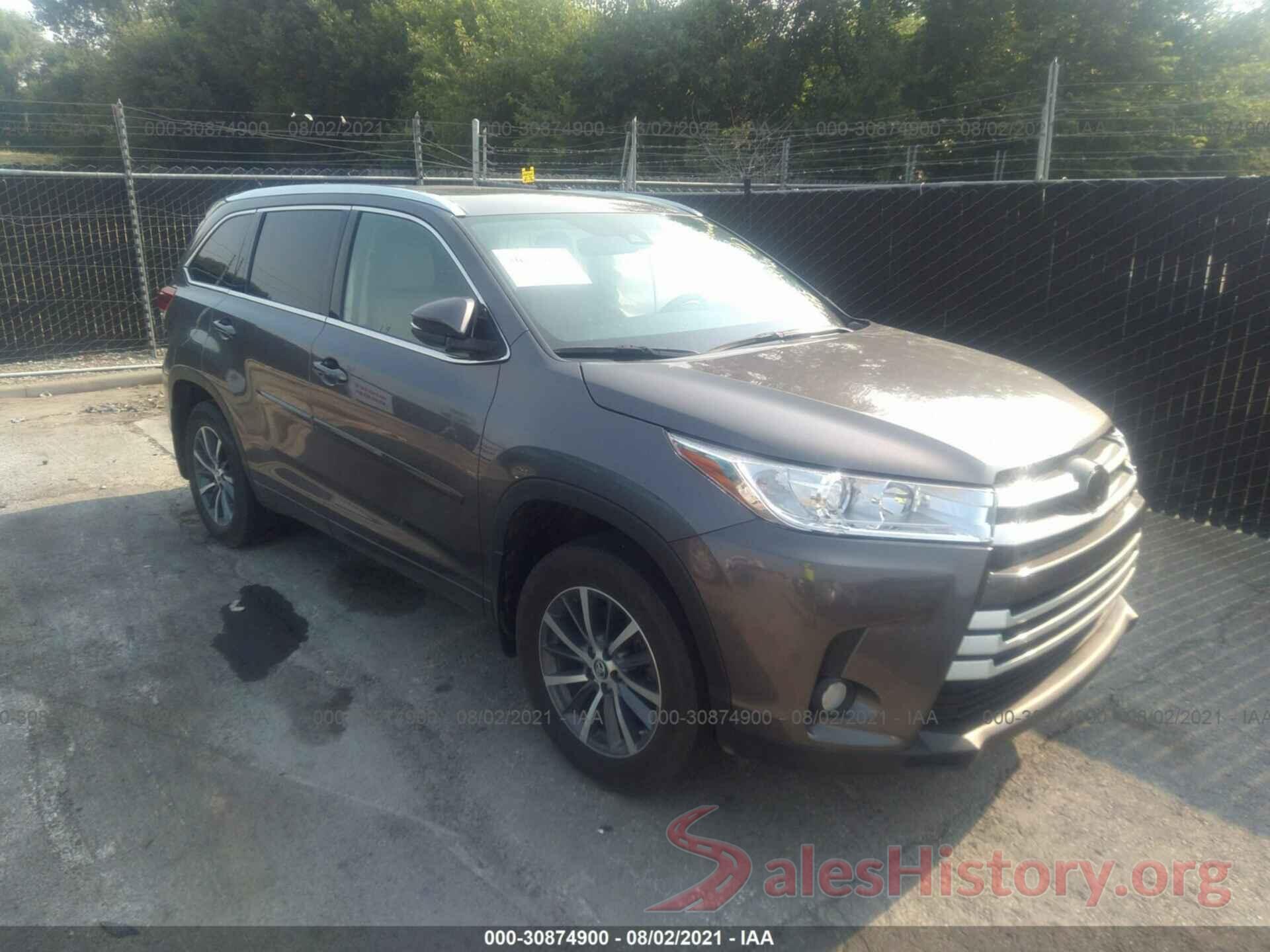 5TDJZRFH5JS853911 2018 TOYOTA HIGHLANDER